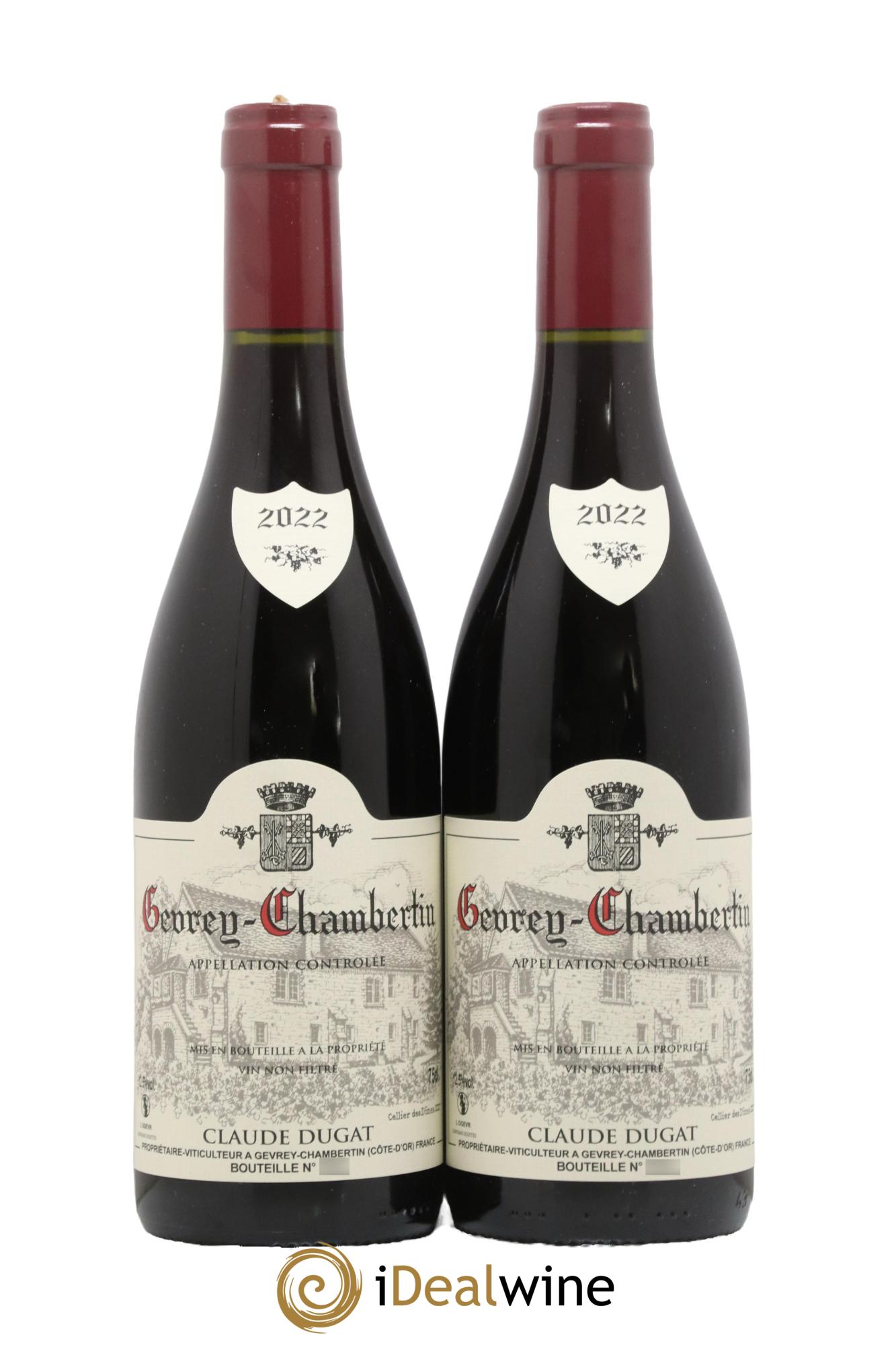Gevrey-Chambertin Claude Dugat 2022 - Lot de 2 bouteilles - 0