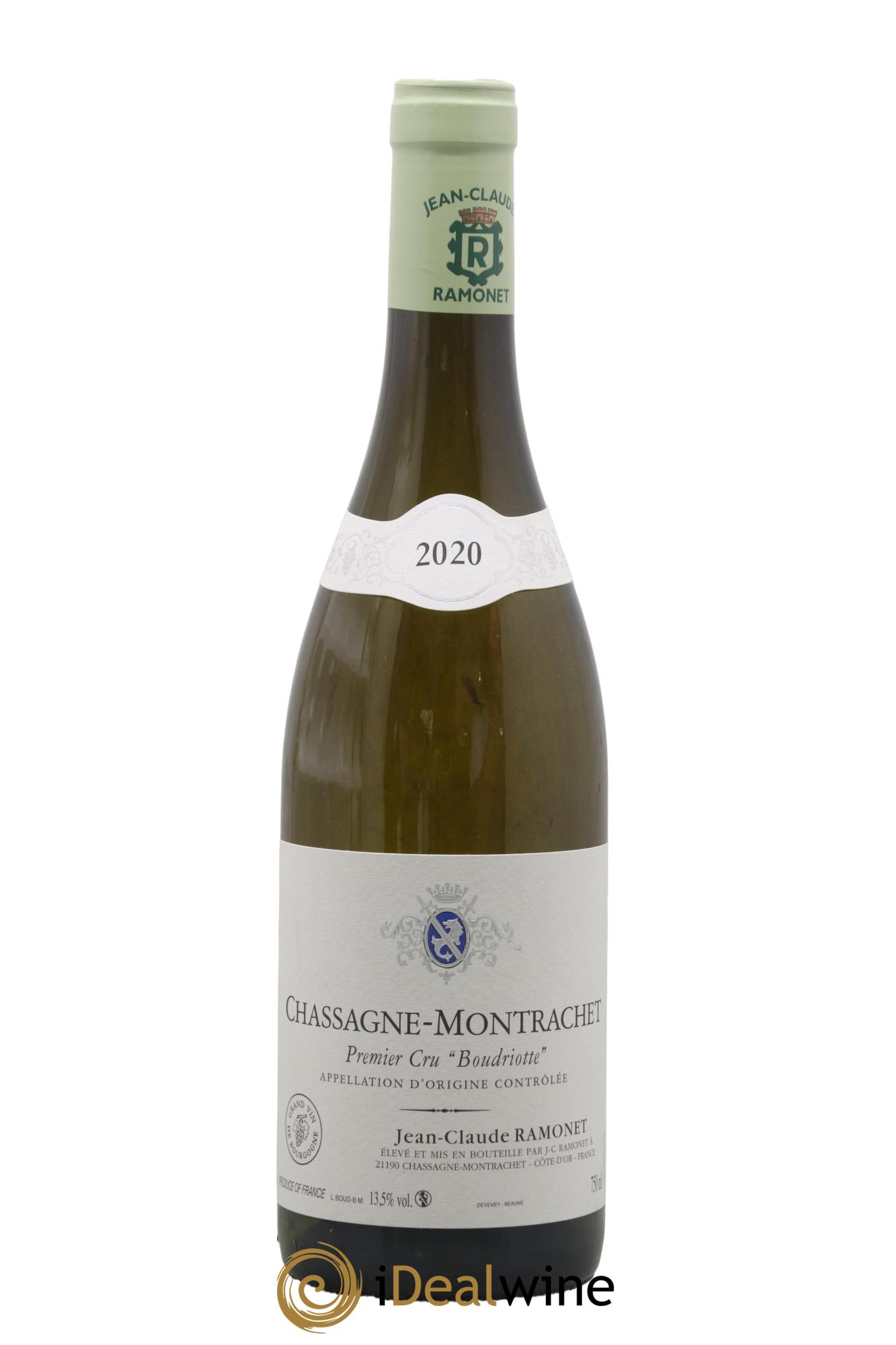 Chassagne-Montrachet 1er Cru Boudriotte Ramonet (Domaine) 2020 - Lot de 1 bouteille - 0