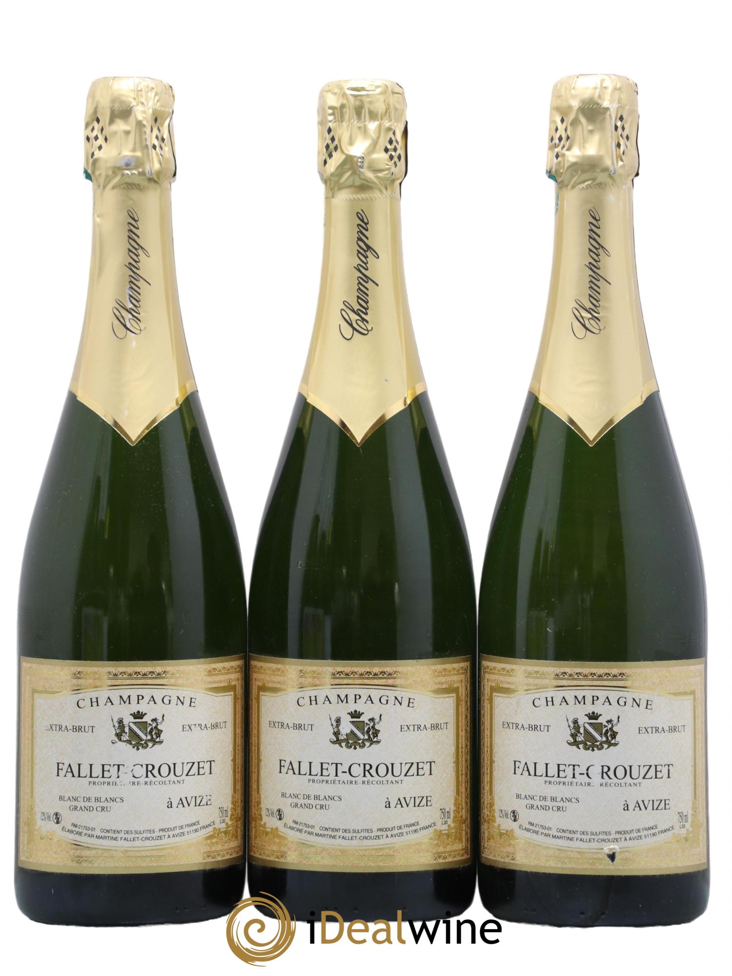 Blanc de Blancs Fallet-Crouzet - Lot de 3 bouteilles - 0