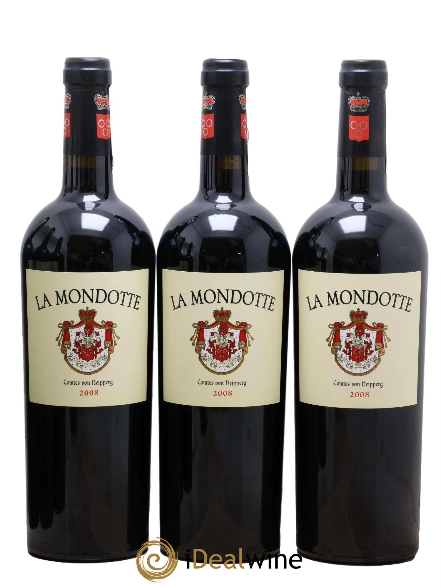 La Mondotte 1er Grand Cru Classé B depuis 2012  2008 - Lotto di 6 bottiglie - 1