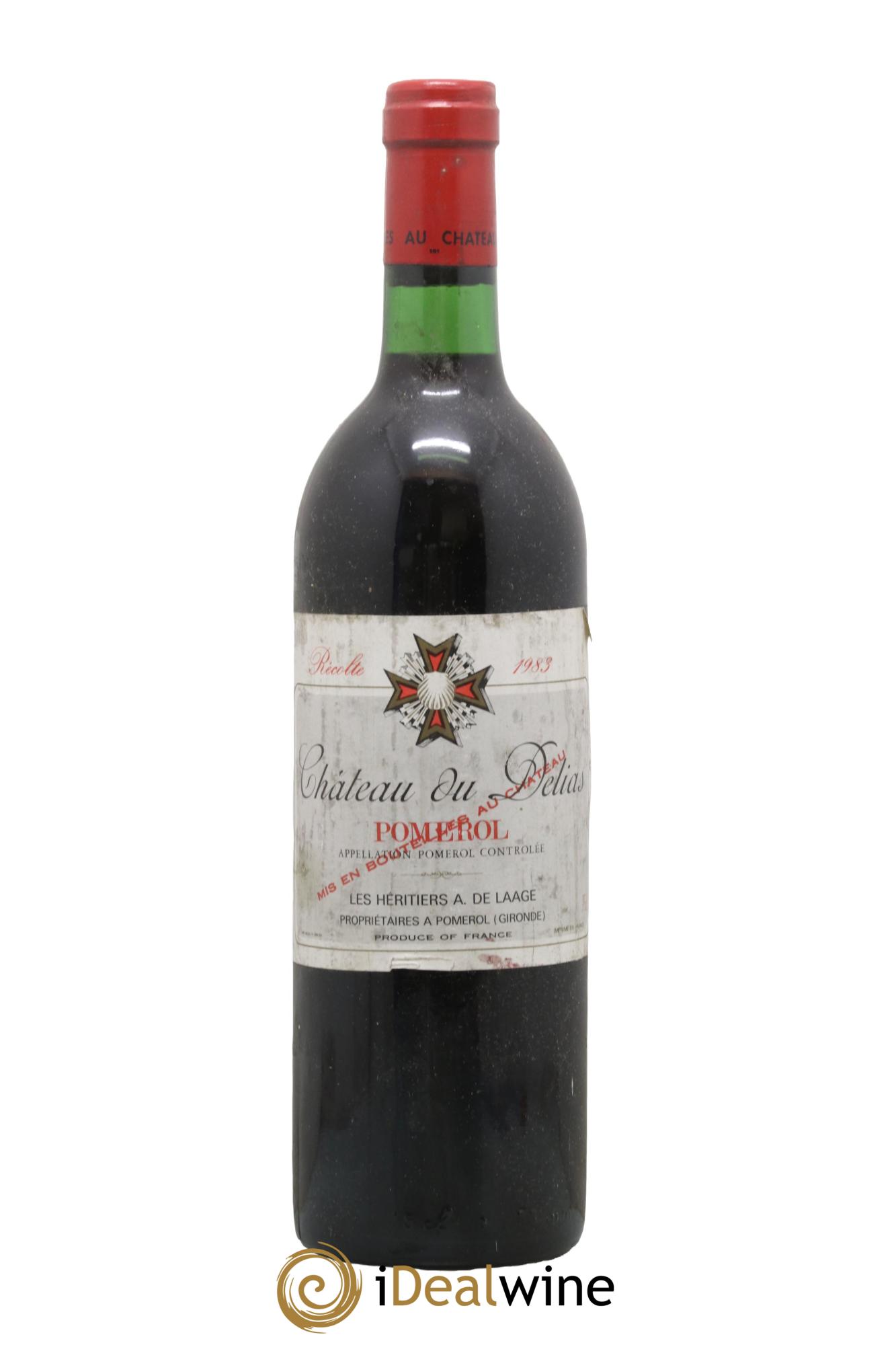 Pomerol Château du Delias 1983 - Lot de 1 bouteille - 0