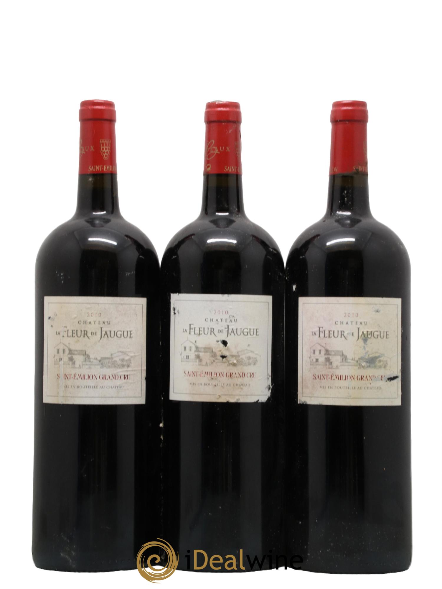 Saint-Émilion Grand Cru Chateau La Fleur de Jaugue 2010 - Lot de 3 magnums - 0