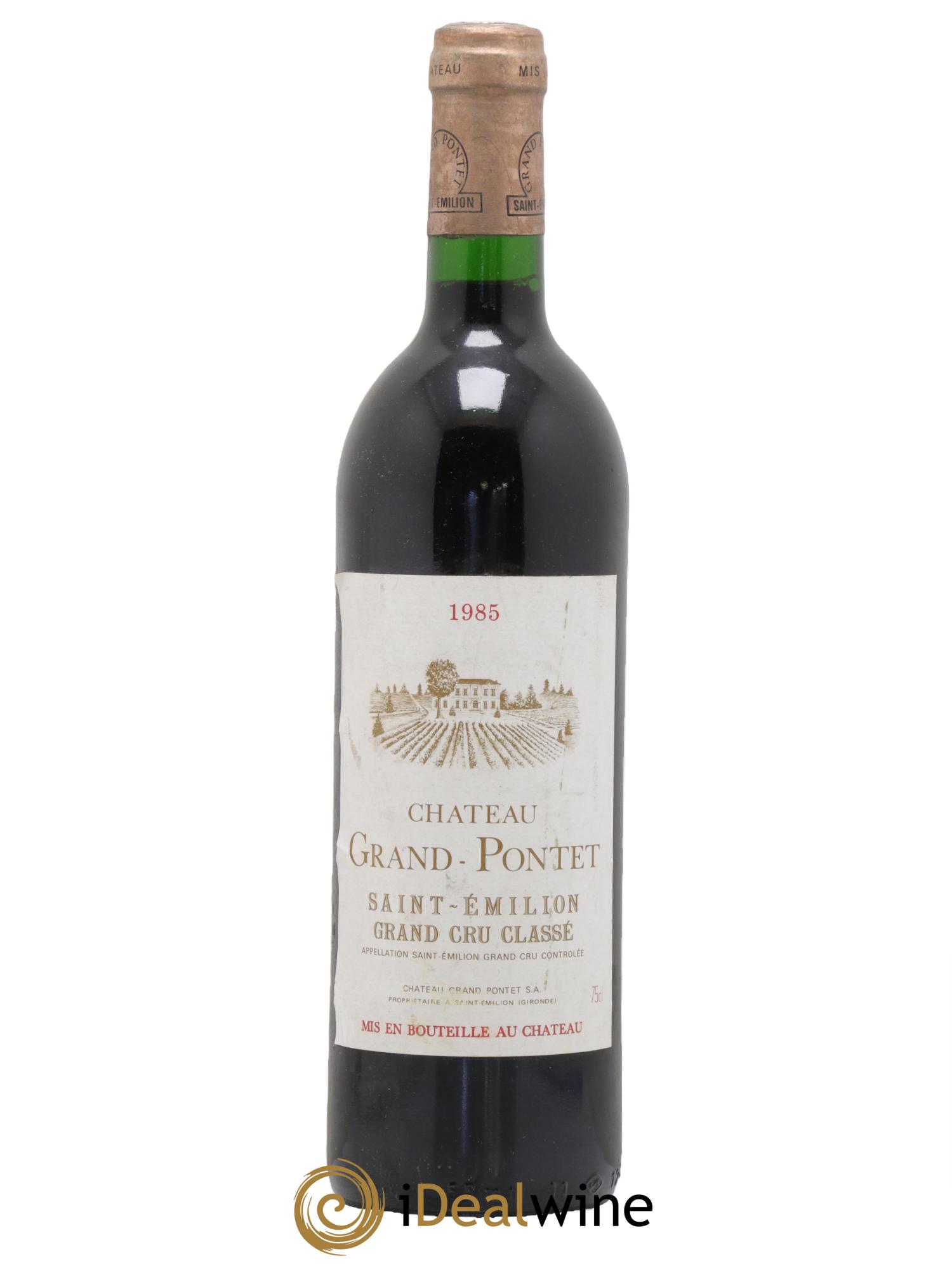 Château Grand Pontet Grand Cru Classé 1985 - Lot de 1 bouteille - 0