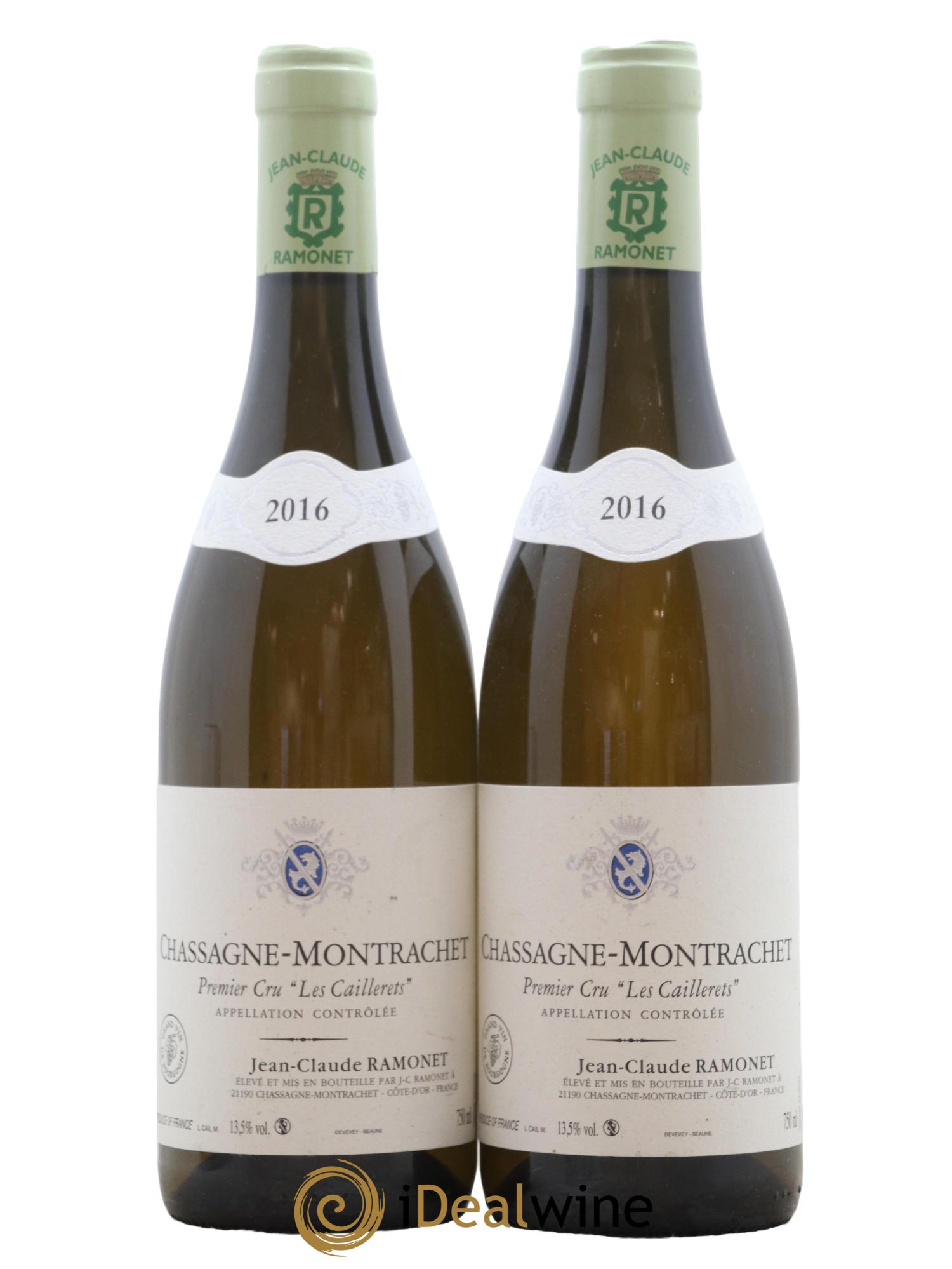 Chassagne-Montrachet 1er Cru Les Caillerets Ramonet (Domaine) 2016 - Lot de 2 bouteilles - 0