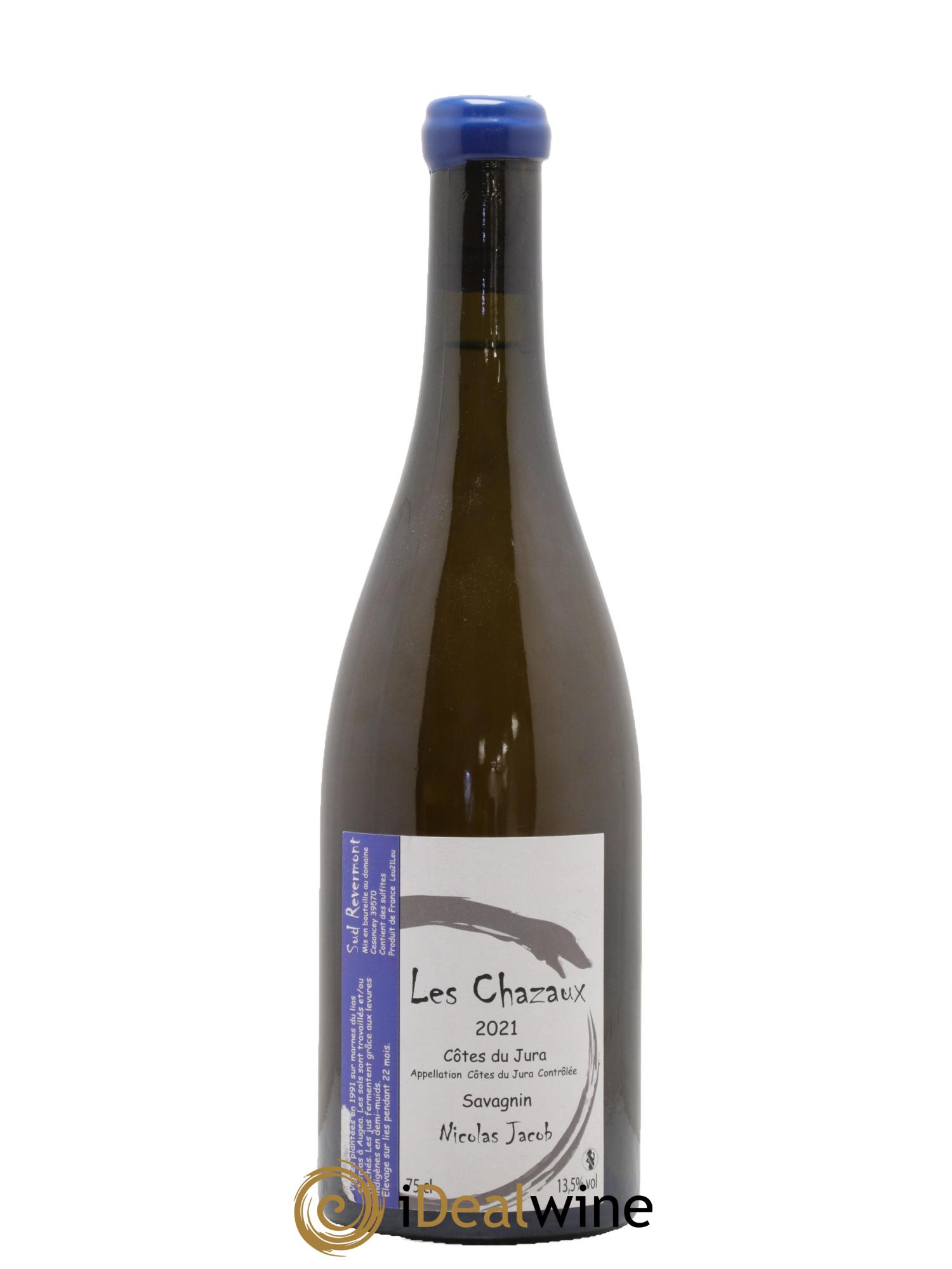 Côtes du Jura Savagnin Les Chazaux Nicolas Jacob 2021 - Lot de 1 bouteille - 0