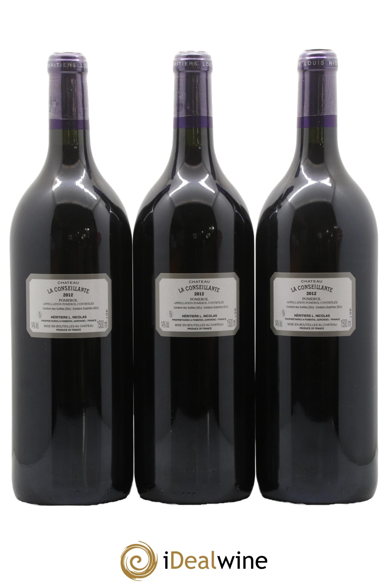 Château la Conseillante 2012 - Lot de 3 magnums - 1