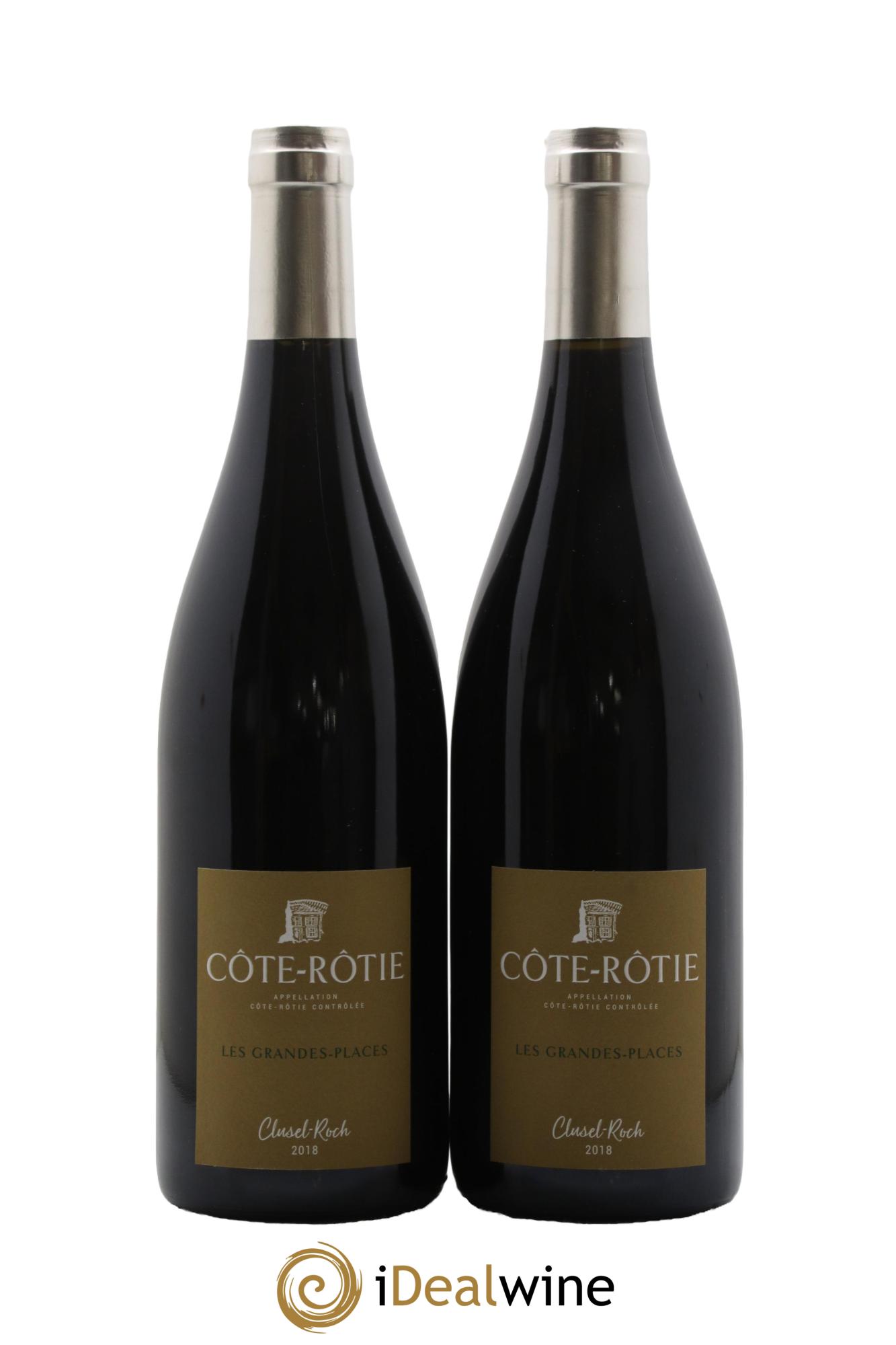Côte-Rôtie Les Grandes Places Clusel-Roch 2018 - Lotto di 2 bottiglie - 0