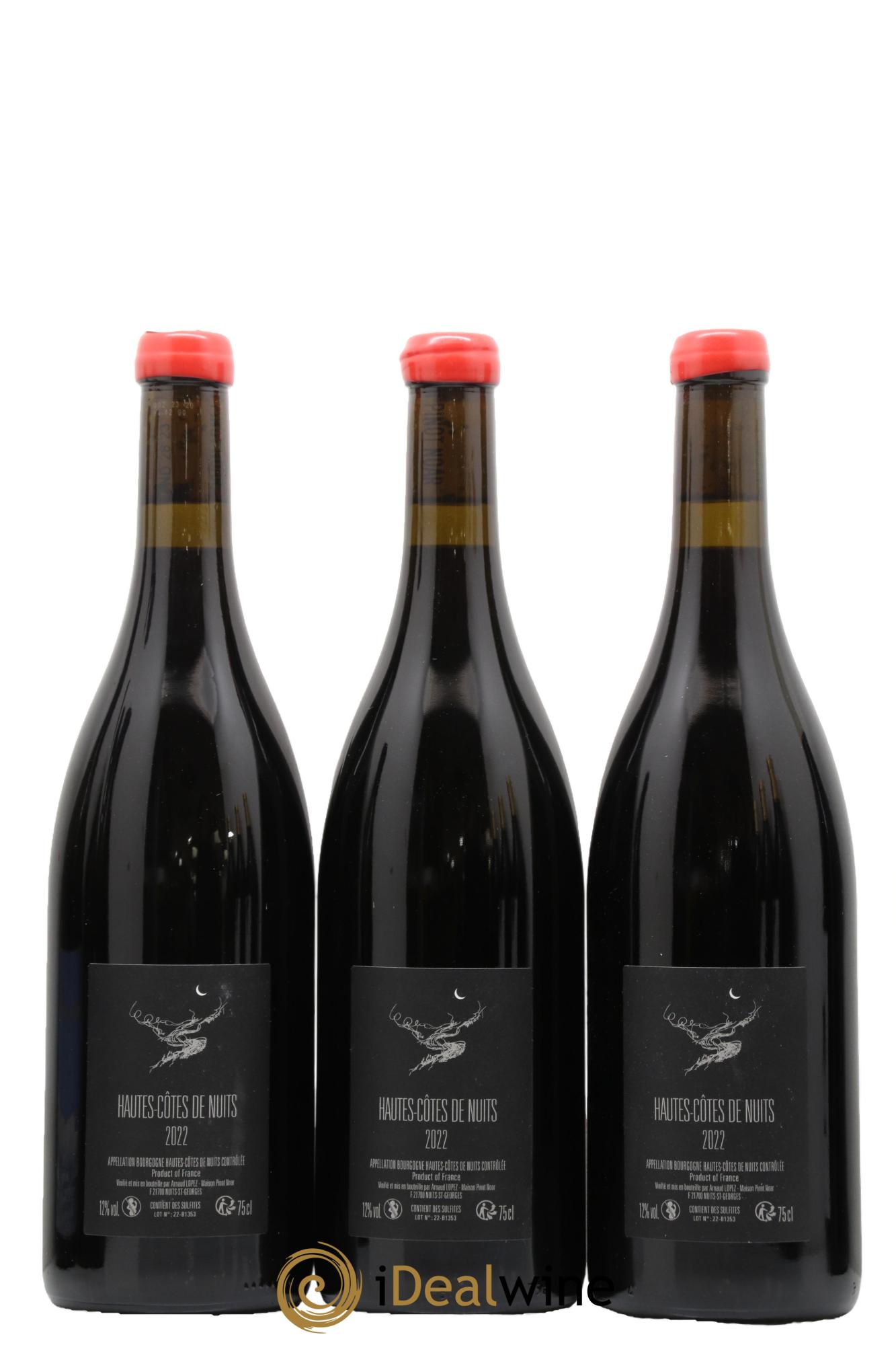 Hautes-Côtes de Nuits Chevrey Arnaud Lopez 2022 - Lot de 3 bouteilles - 1