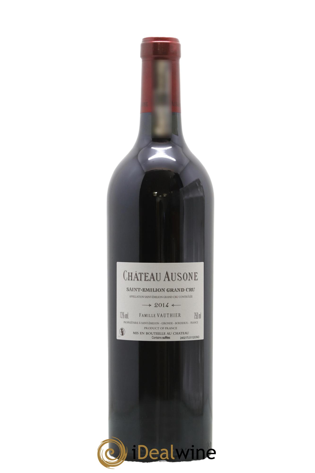 Château Ausone 1er Grand Cru Classé A 2014 - Lot de 1 bouteille - 2