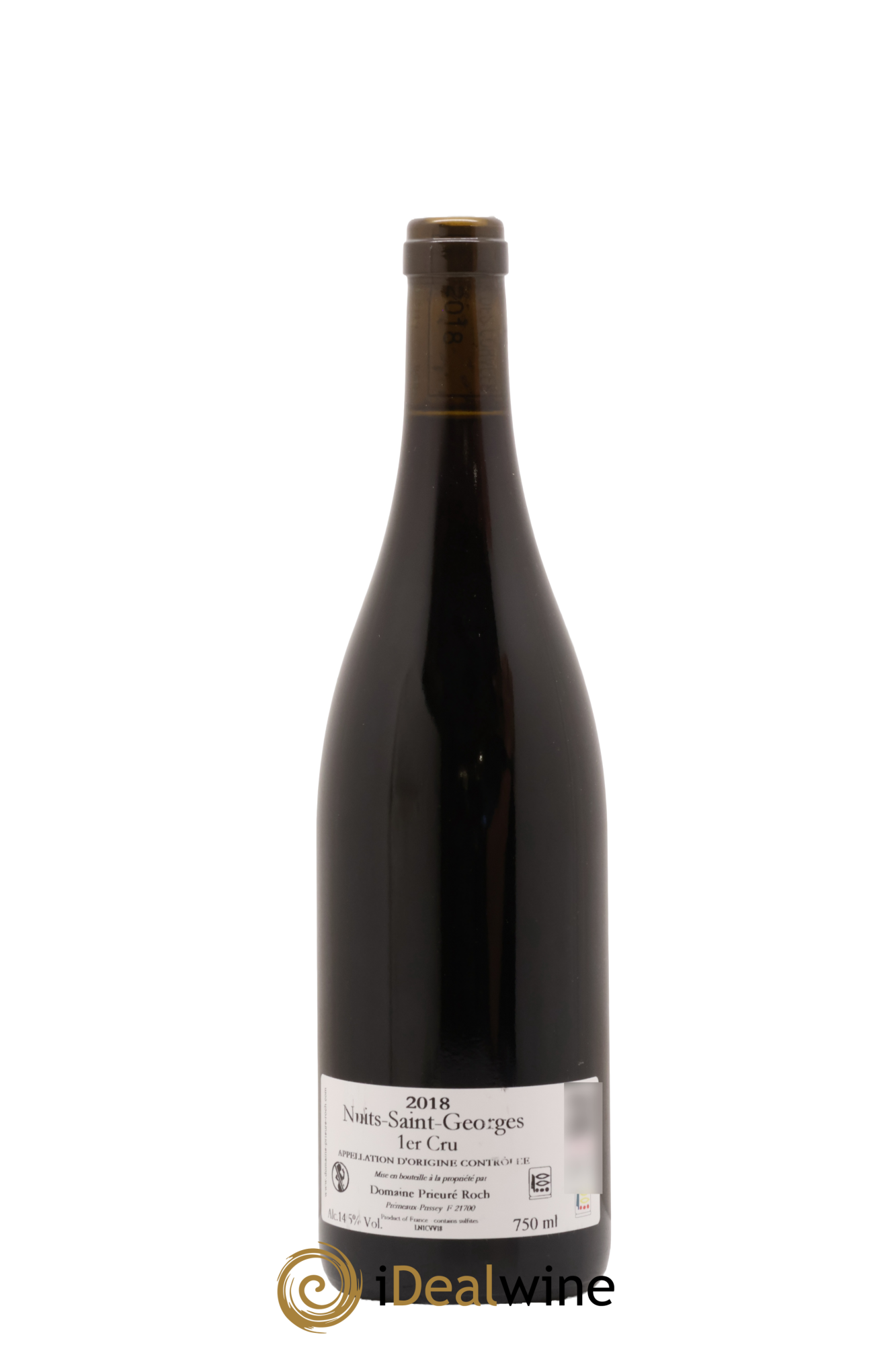 Nuits-Saint-Georges 1er Cru Vieilles Vignes Prieuré Roch 2018 - Lot de 1 bouteille - 1
