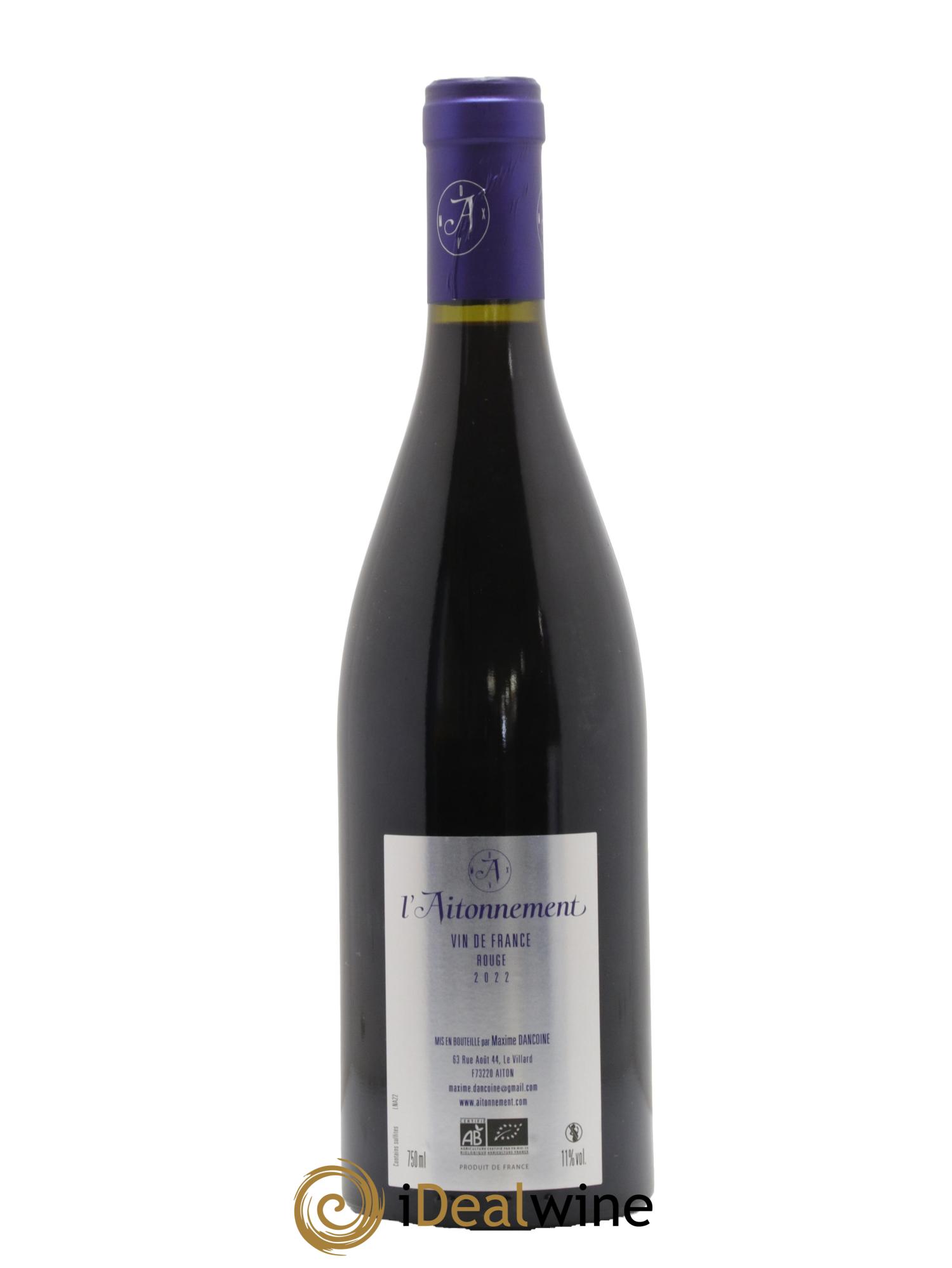 IGP Vin des Allobroges Nebula L'Aitonnement - Maxime Dancoine 2022 - Lot of 1 bottle - 1