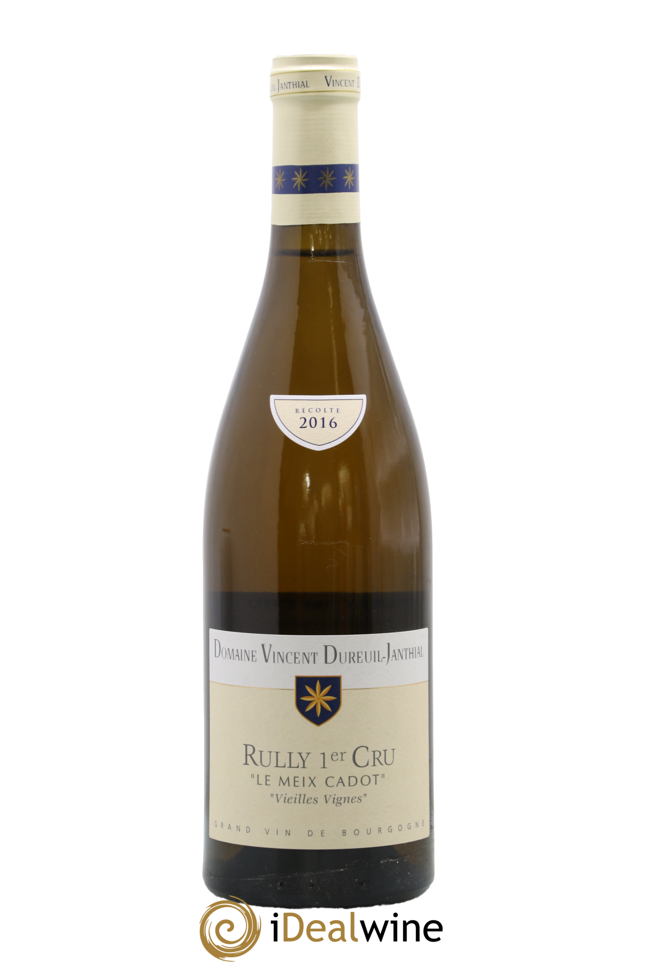 Rully 1er Cru Le Meix Cadot Vieilles Vignes Vincent Dureuil-Janthial 2016 - Lot de 1 bouteille - 0