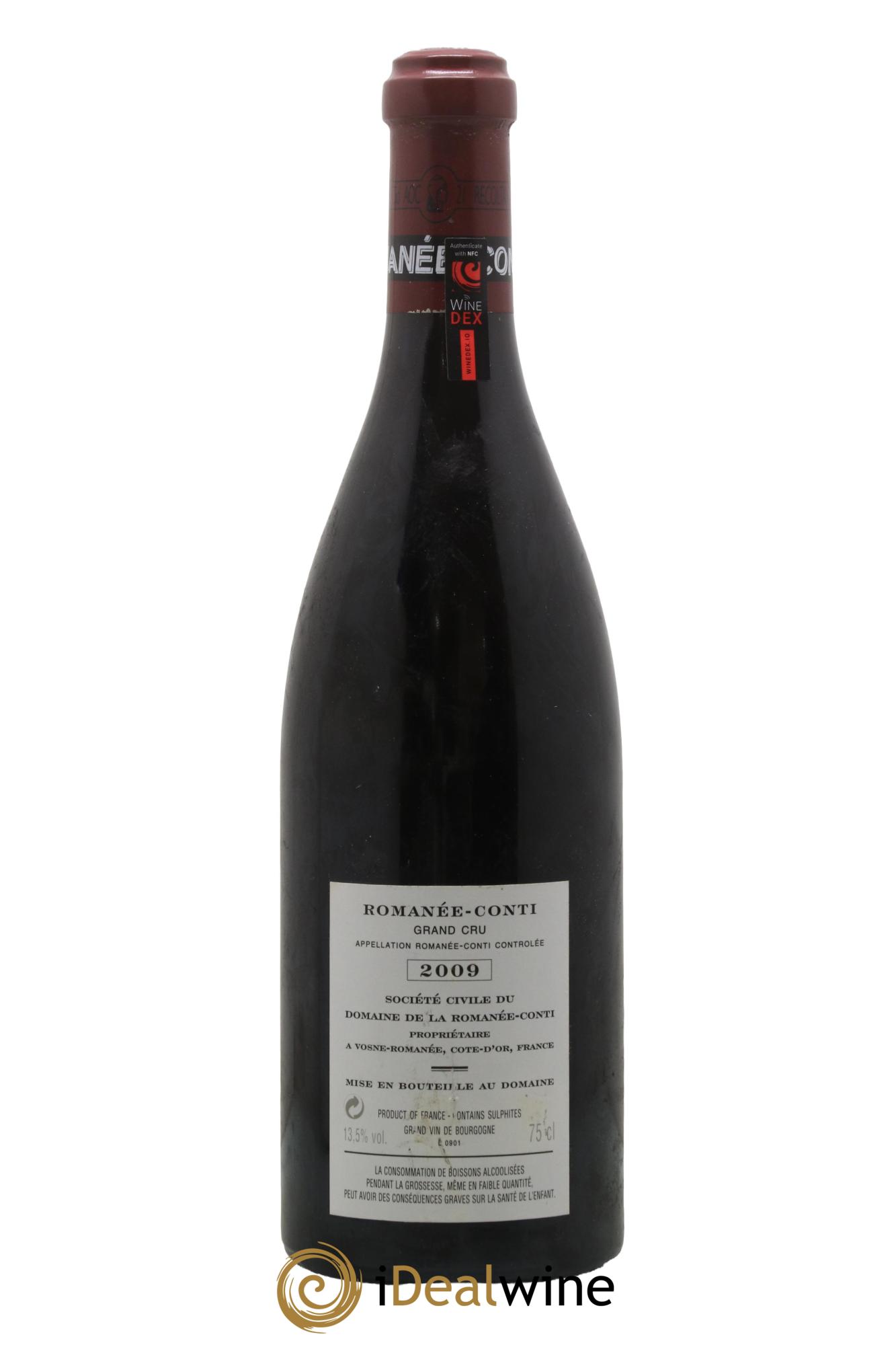 Romanée-Conti Grand Cru Domaine de la Romanée-Conti 2009 - Lot of 1 bottle - 1