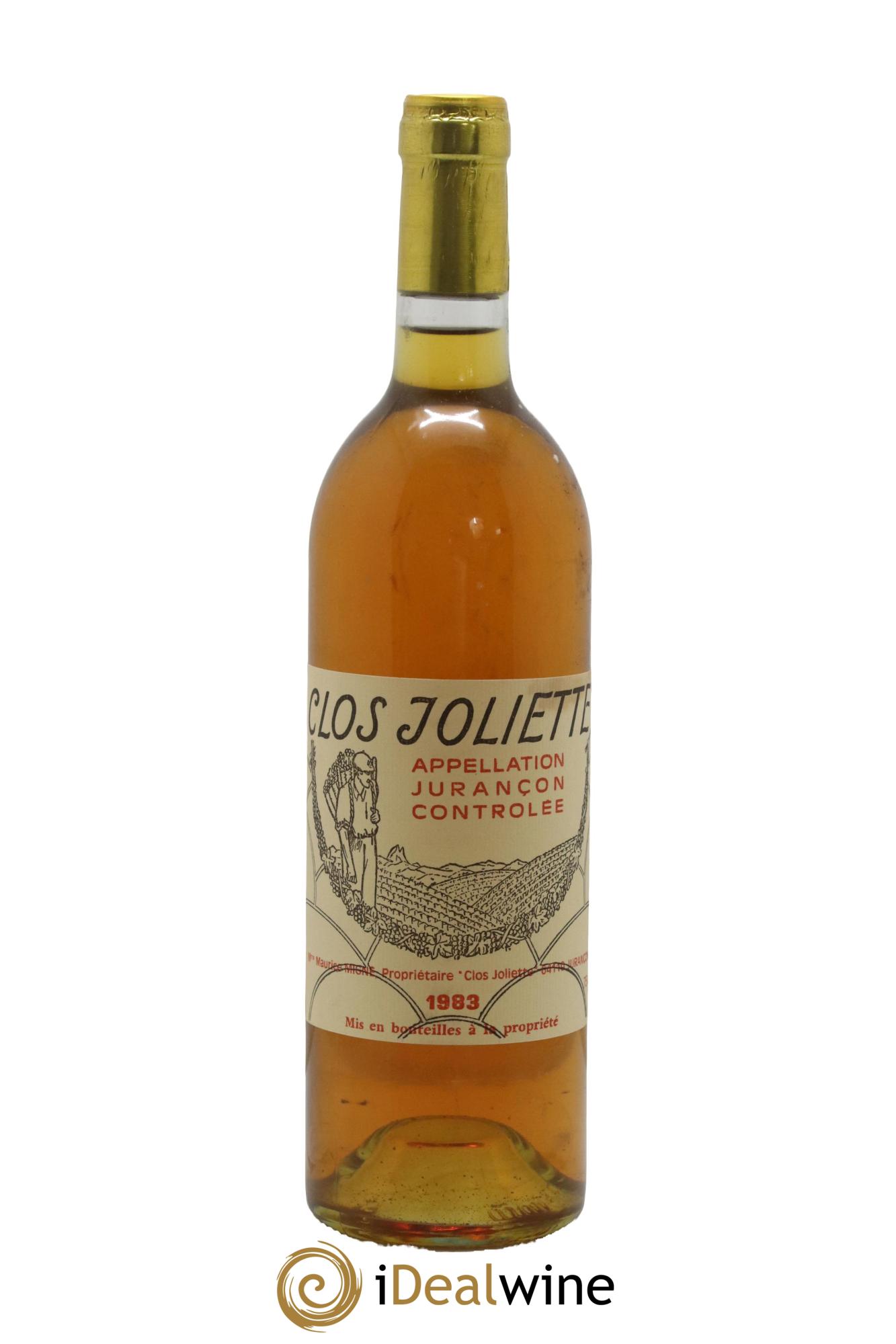 Jurançon Clos Joliette 1983 - Posten von 1 Flasche - 0