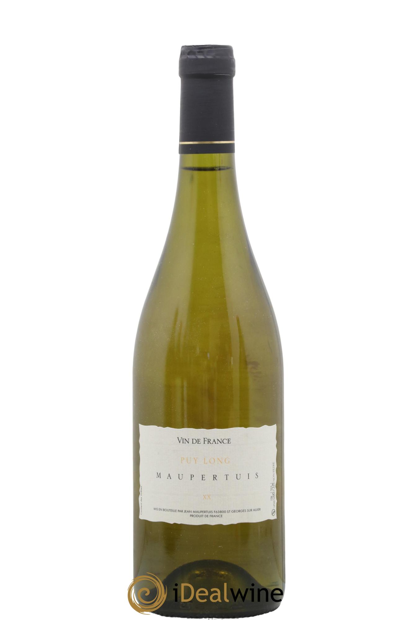 Vin de France Puy Long Jean Maupertuis 2020 - Lot de 1 bouteille - 0