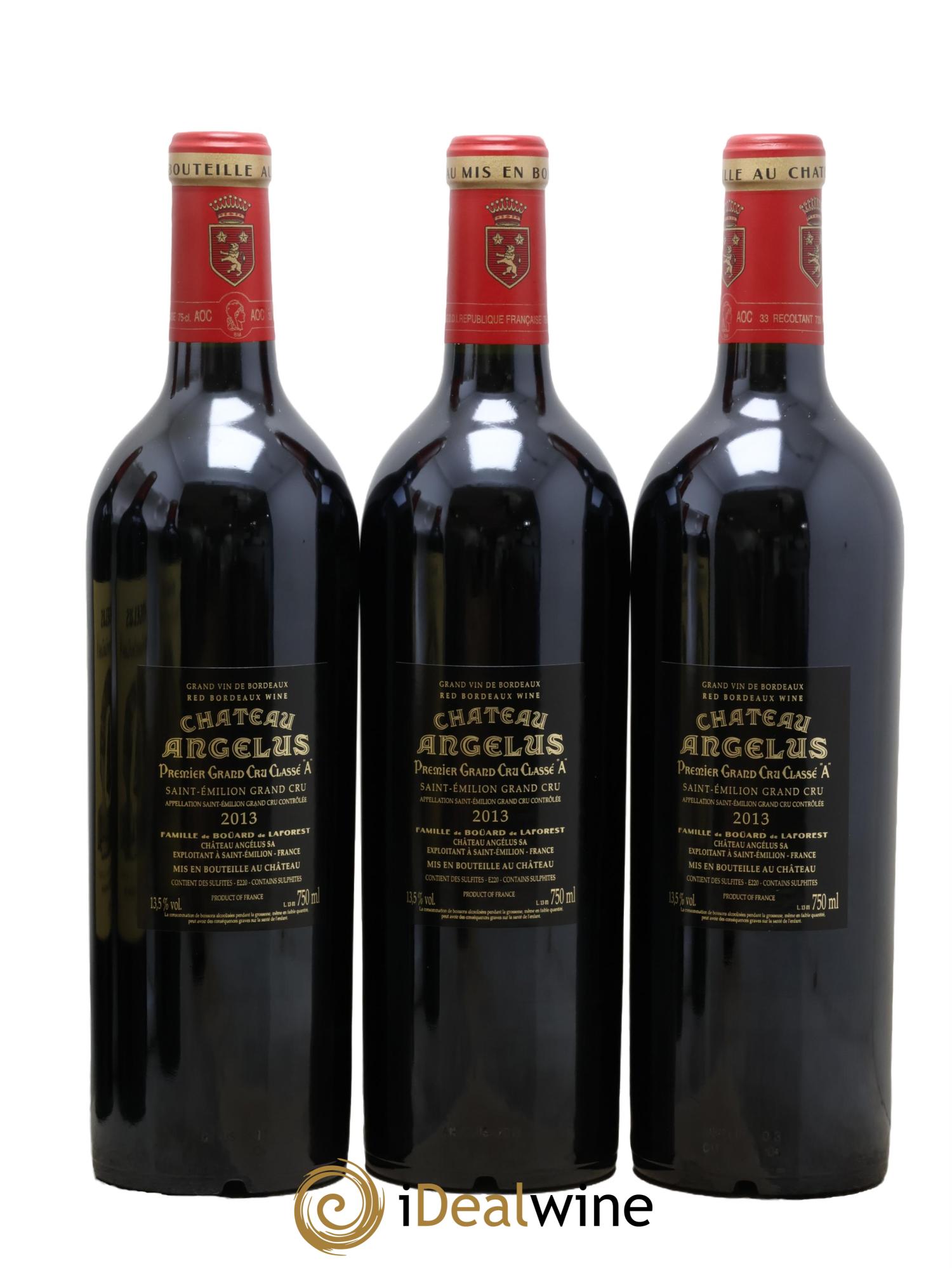 Château Angélus 1er Grand Cru Classé A 2013 - Lot of 6 bottles - 4