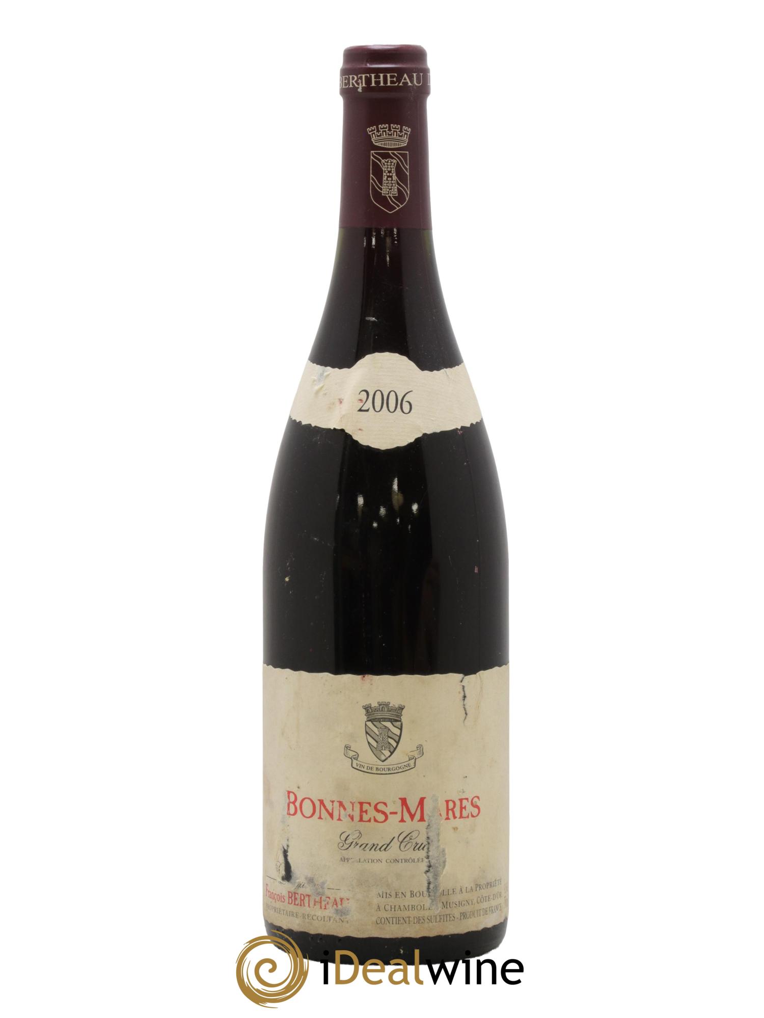 Bonnes-Mares Grand Cru François Bertheau 2006 - Lot de 1 bouteille - 0