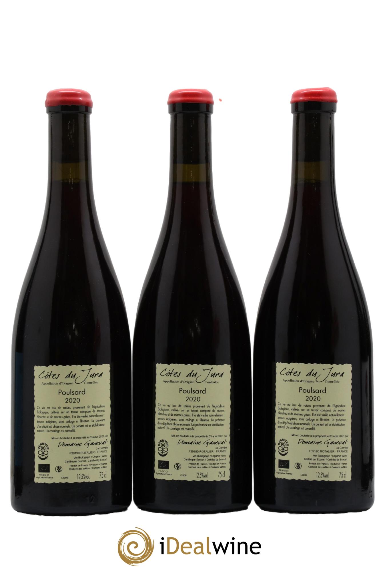 Côtes du Jura Cuvée de l'Enfant Terrible Jean-François Ganevat (Domaine) 2020 - Lot de 3 bouteilles - 1