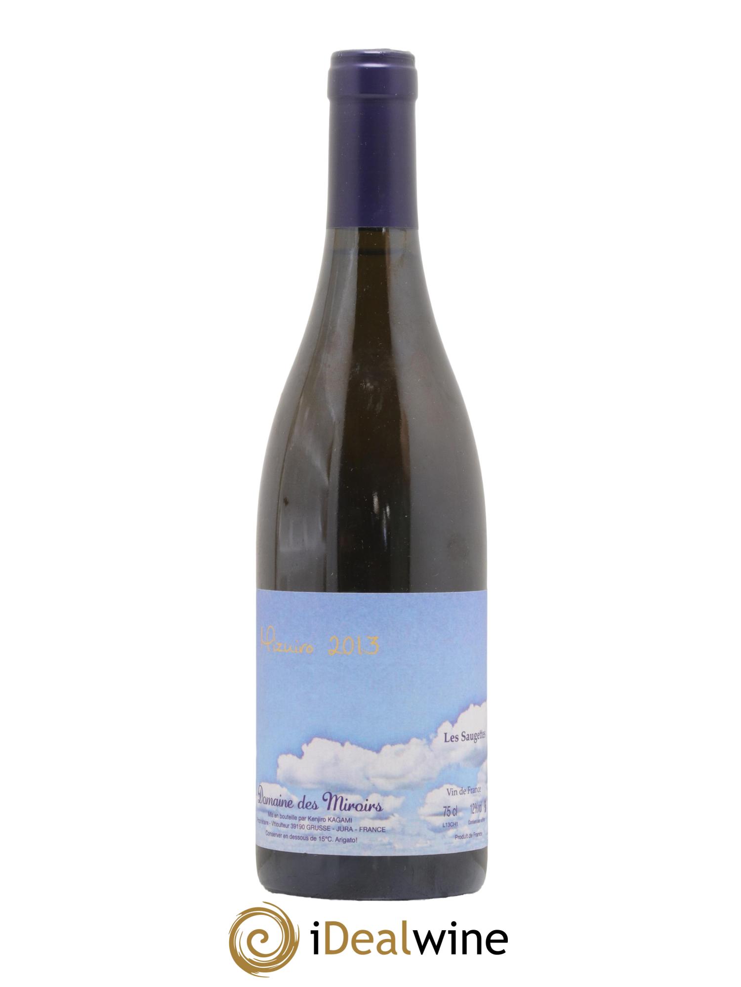 Vin de France Mizuiro Les Saugettes Kenjiro Kagami - Domaine des Miroirs 2013 - Lot de 1 bouteille - 0