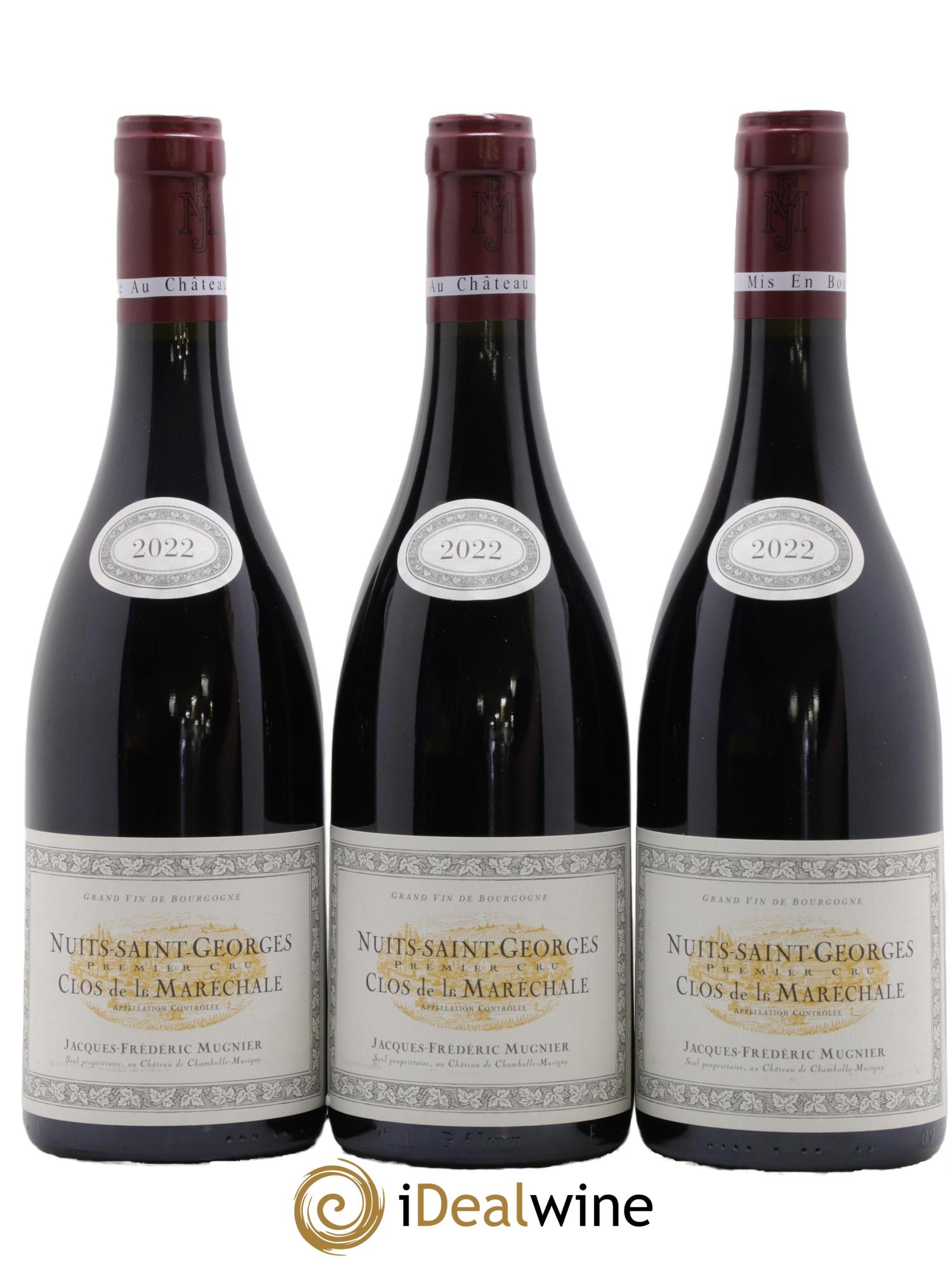 Nuits-Saint-Georges 1er Cru Clos de La Maréchale Jacques-Frédéric Mugnier 2022 - Lot de 3 bouteilles - 0