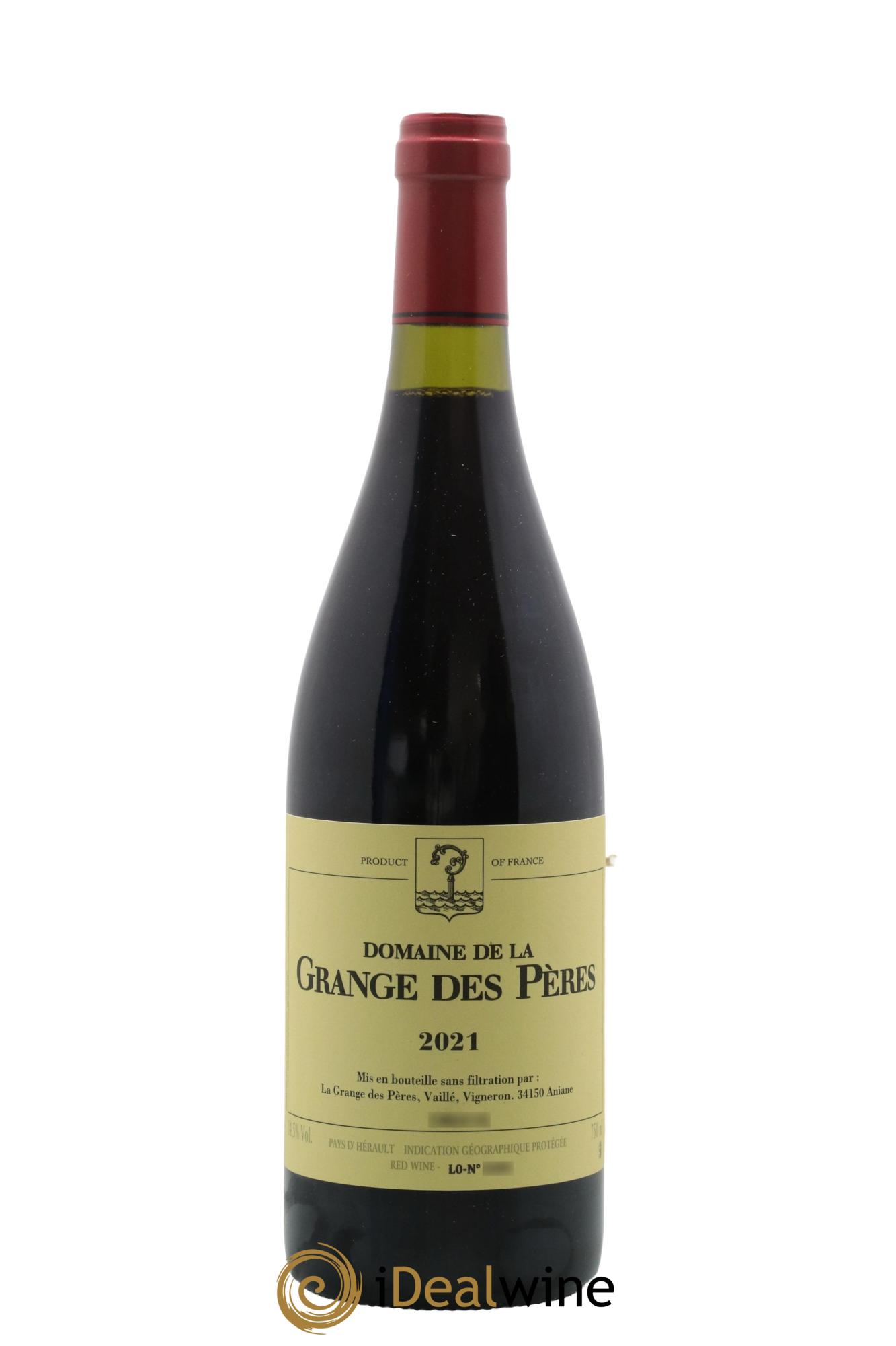 Pays d'Hérault Grange des Pères Laurent Vaillé 2021 - Lot de 1 bouteille - 0