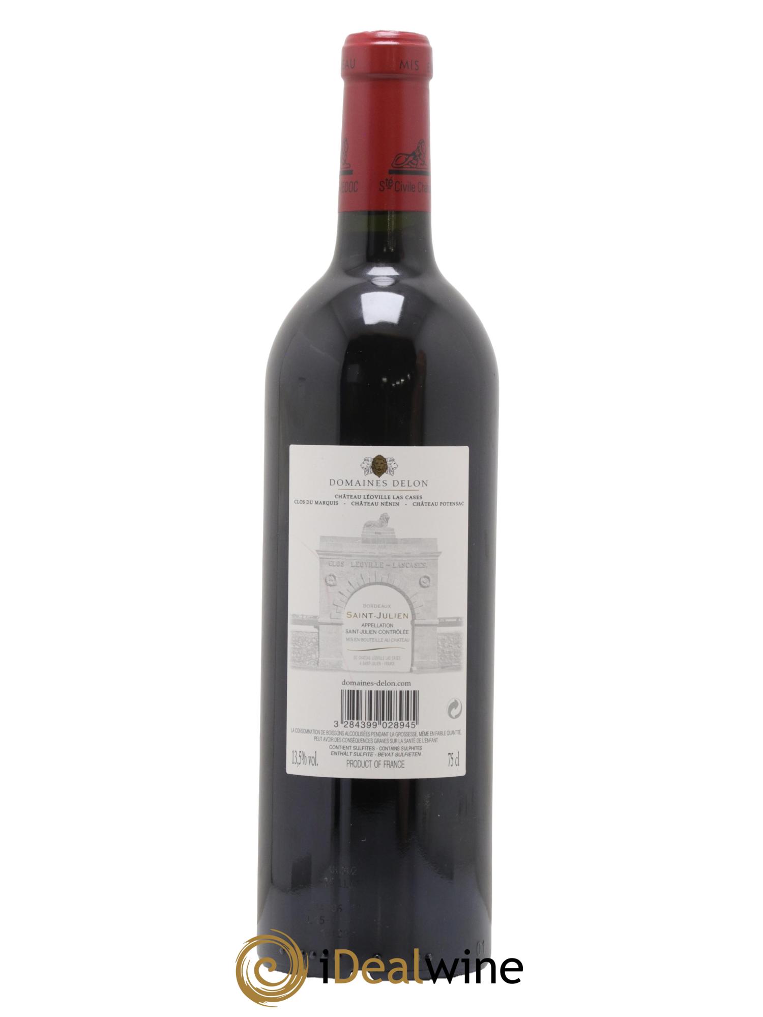 Château Léoville Las Cases 2ème Grand Cru Classé 2015 - Lot de 1 bouteille - 1