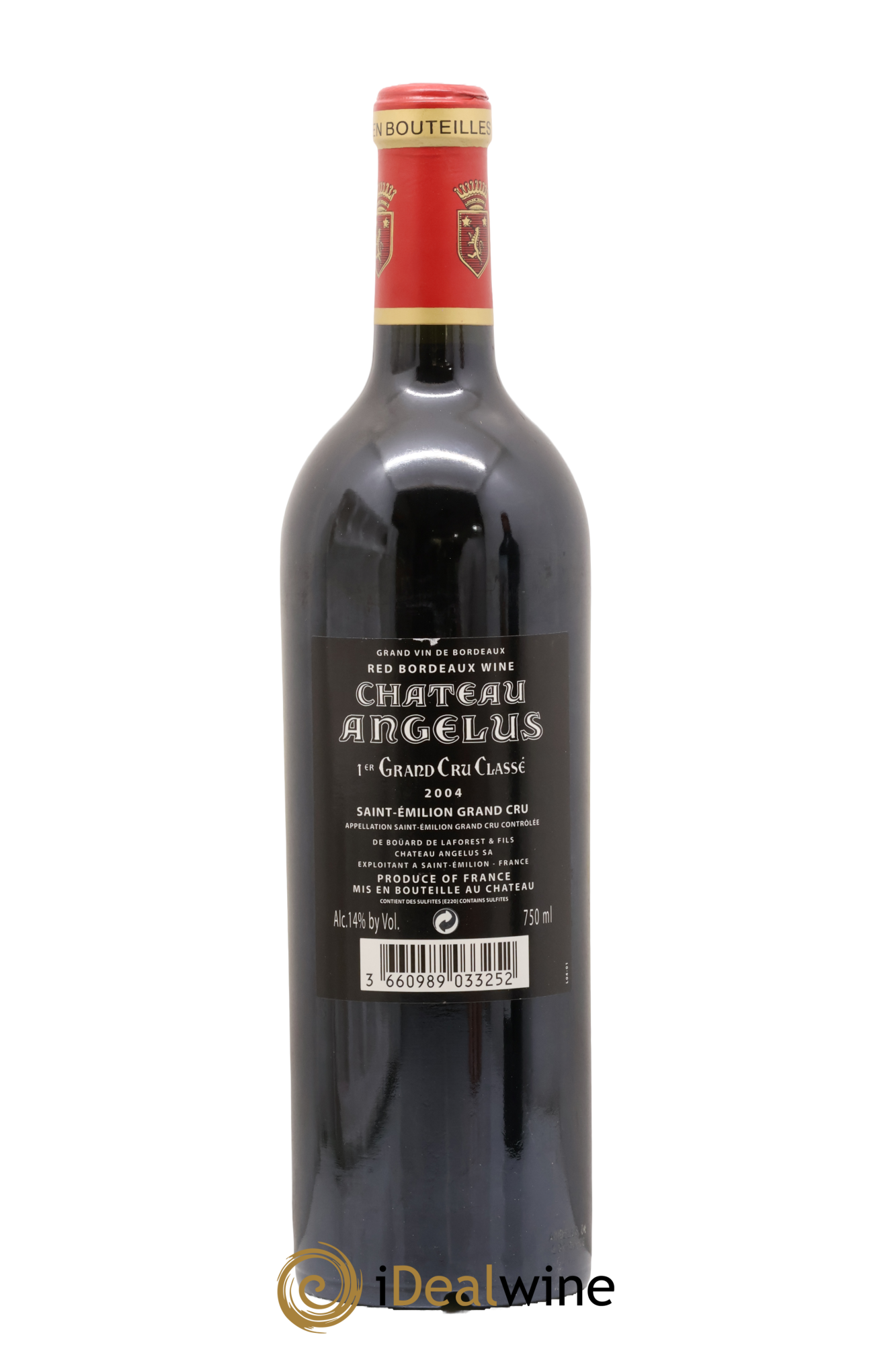 Château Angélus 1er Grand Cru Classé A 2004 - Lot de 1 bouteille - 1