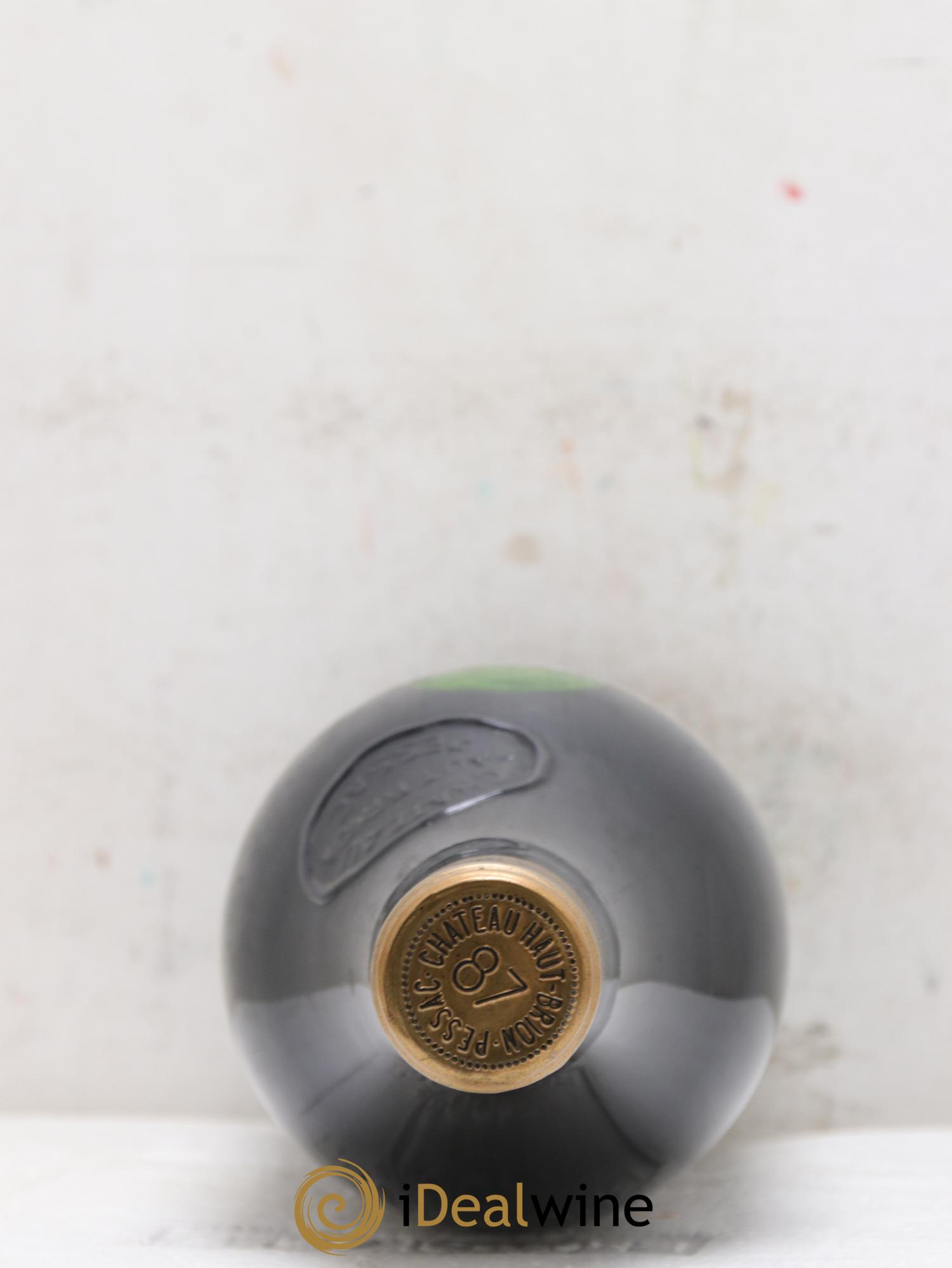 Château Haut Brion 1er Grand Cru Classé 1987 - Lotto di 1 bottiglia - 1