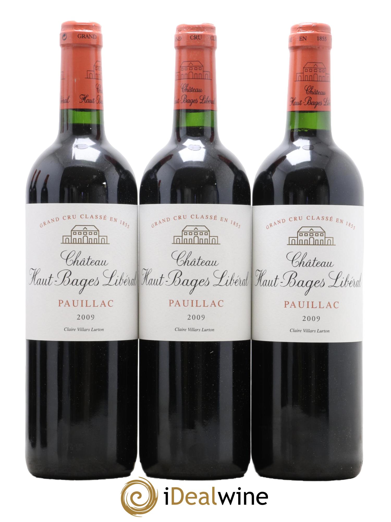 Château Haut Bages Libéral 5ème Grand Cru Classé 2009 - Lot de 6 bouteilles - 1