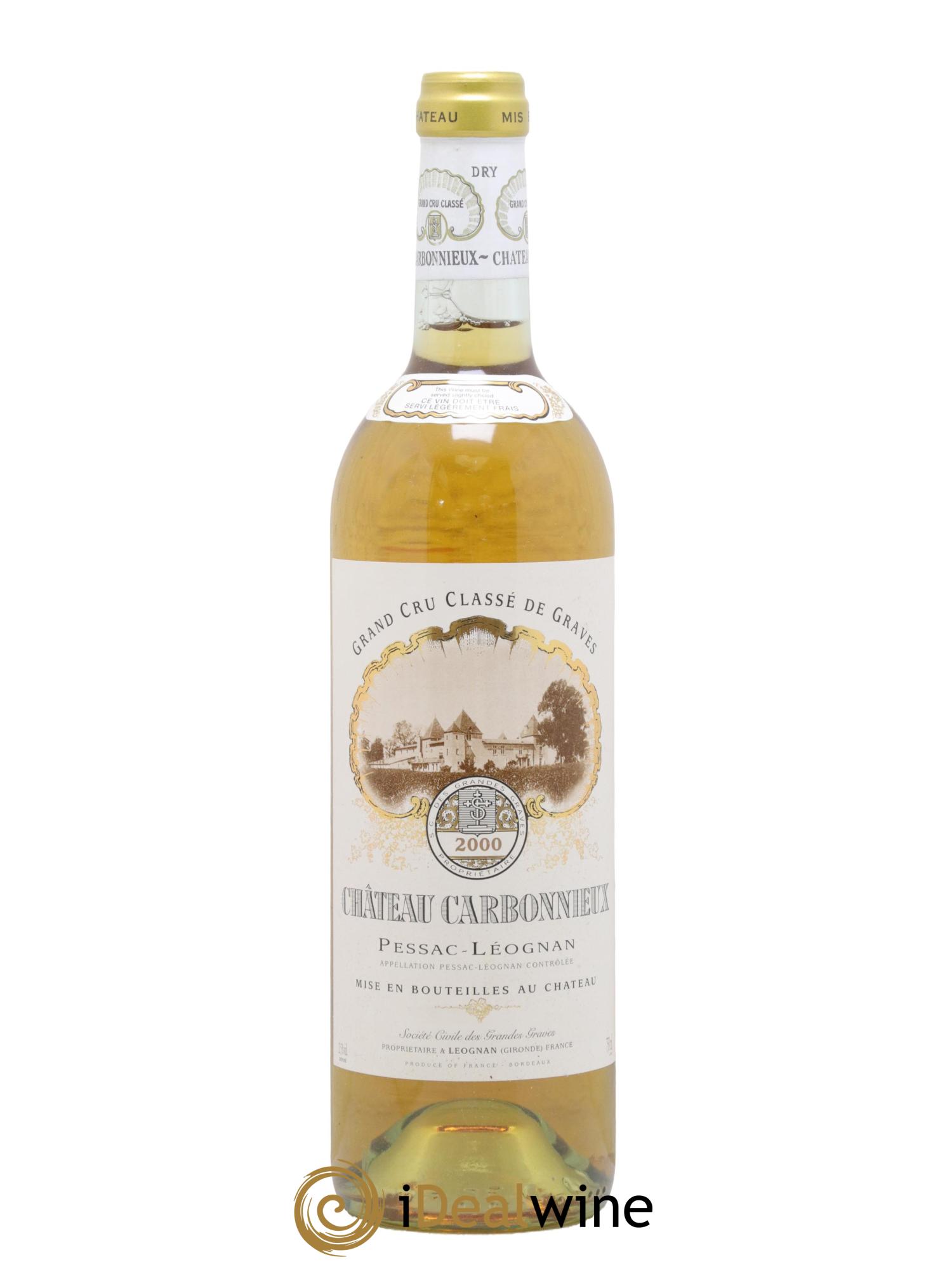 Château Carbonnieux Cru Classé de Graves 2000 - Posten von 1 Flasche - 0