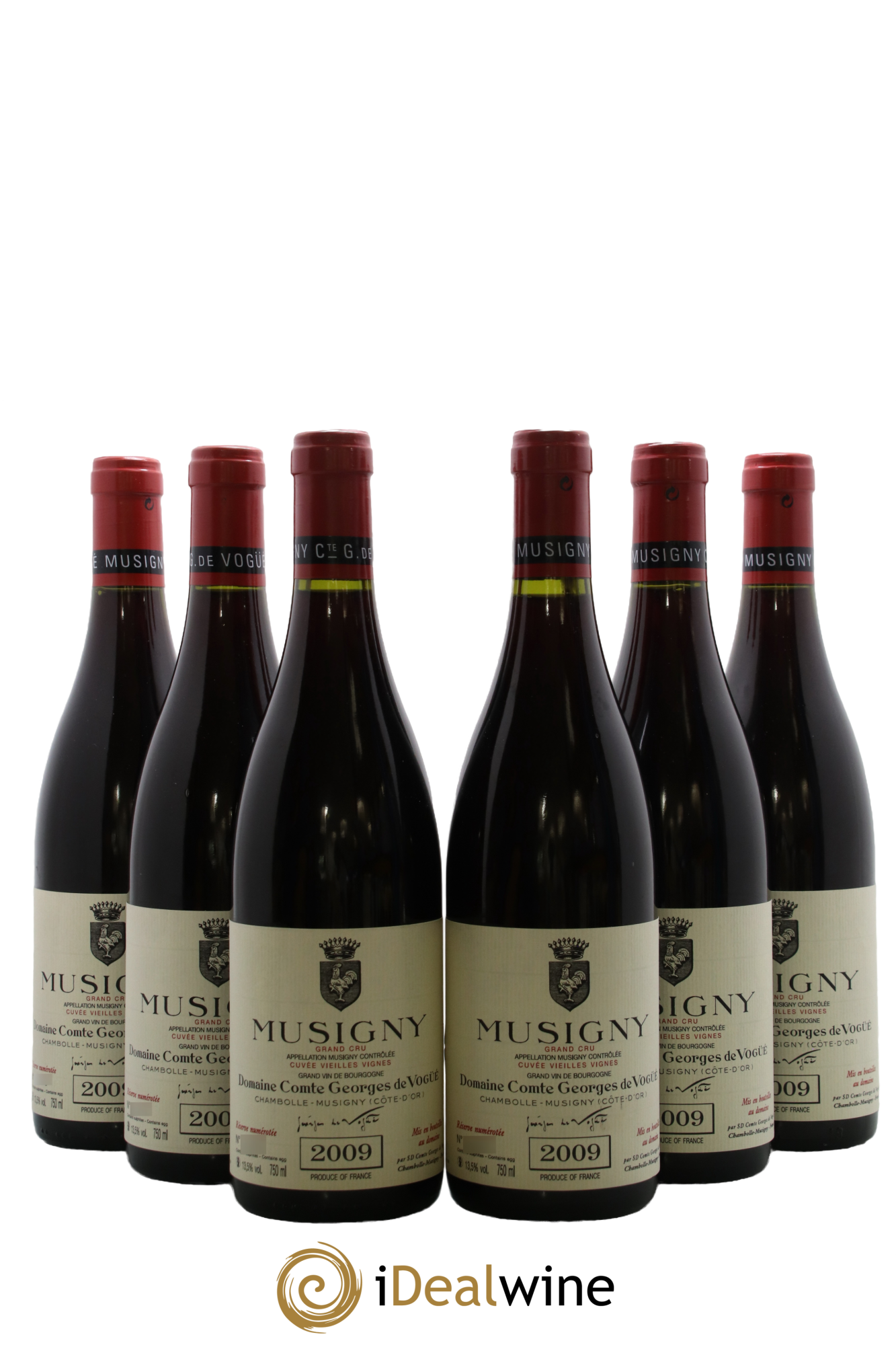 Musigny Grand Cru Cuvée Vieilles Vignes Comte Georges de Vogüé 2009 - Lot de 6 bouteilles - 0