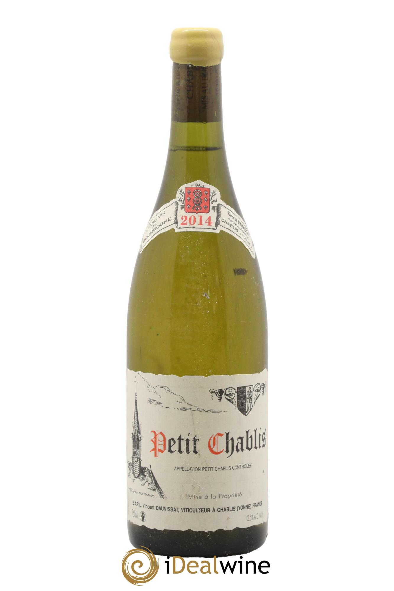 Petit Chablis Vincent Dauvissat (Domaine) 2014 - Posten von 1 Flasche - 0