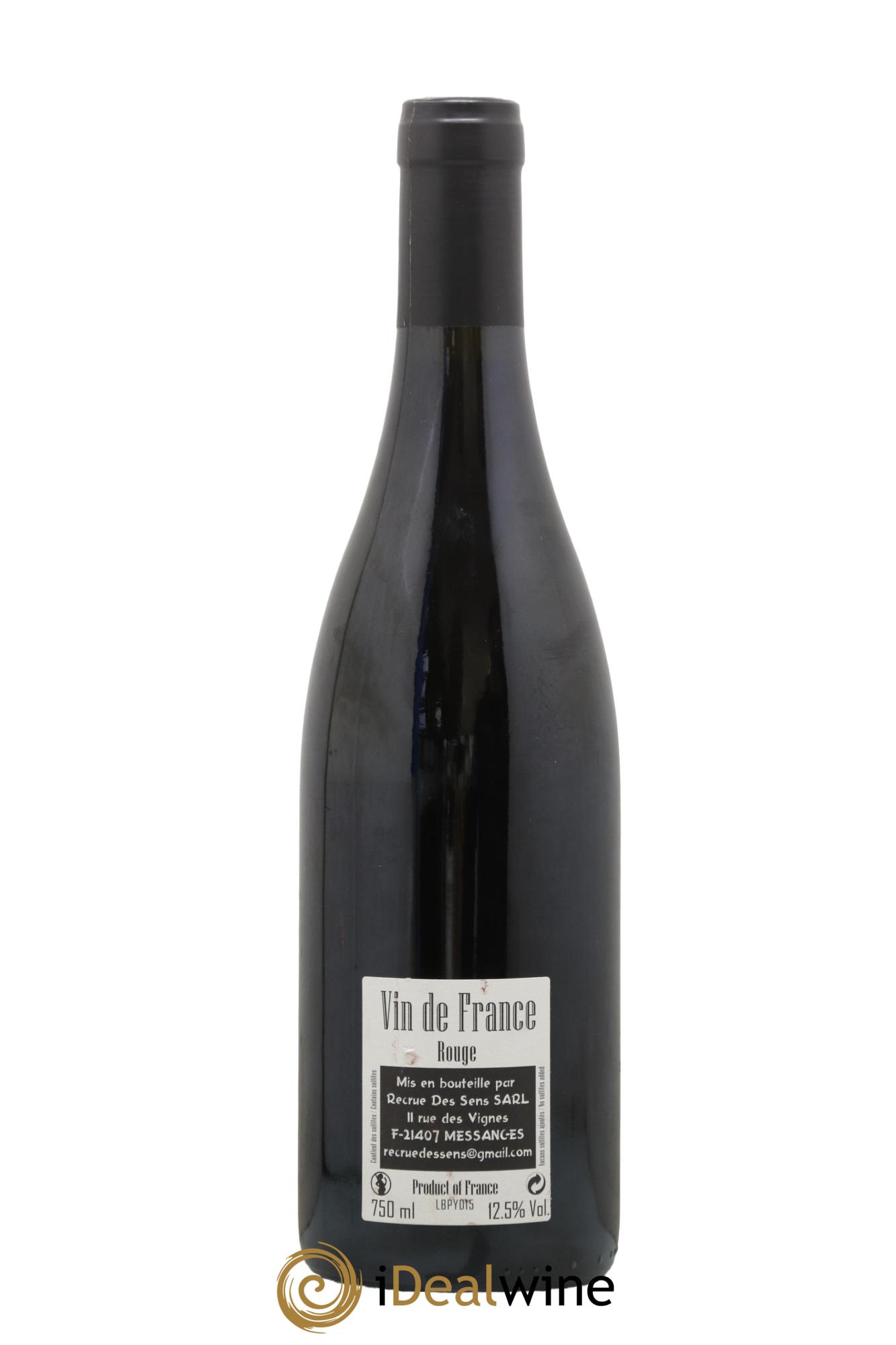 Vin de France Black Pinot Yann Durieux - Recrue des Sens 2015 - Lotto di 1 bottiglia - 1