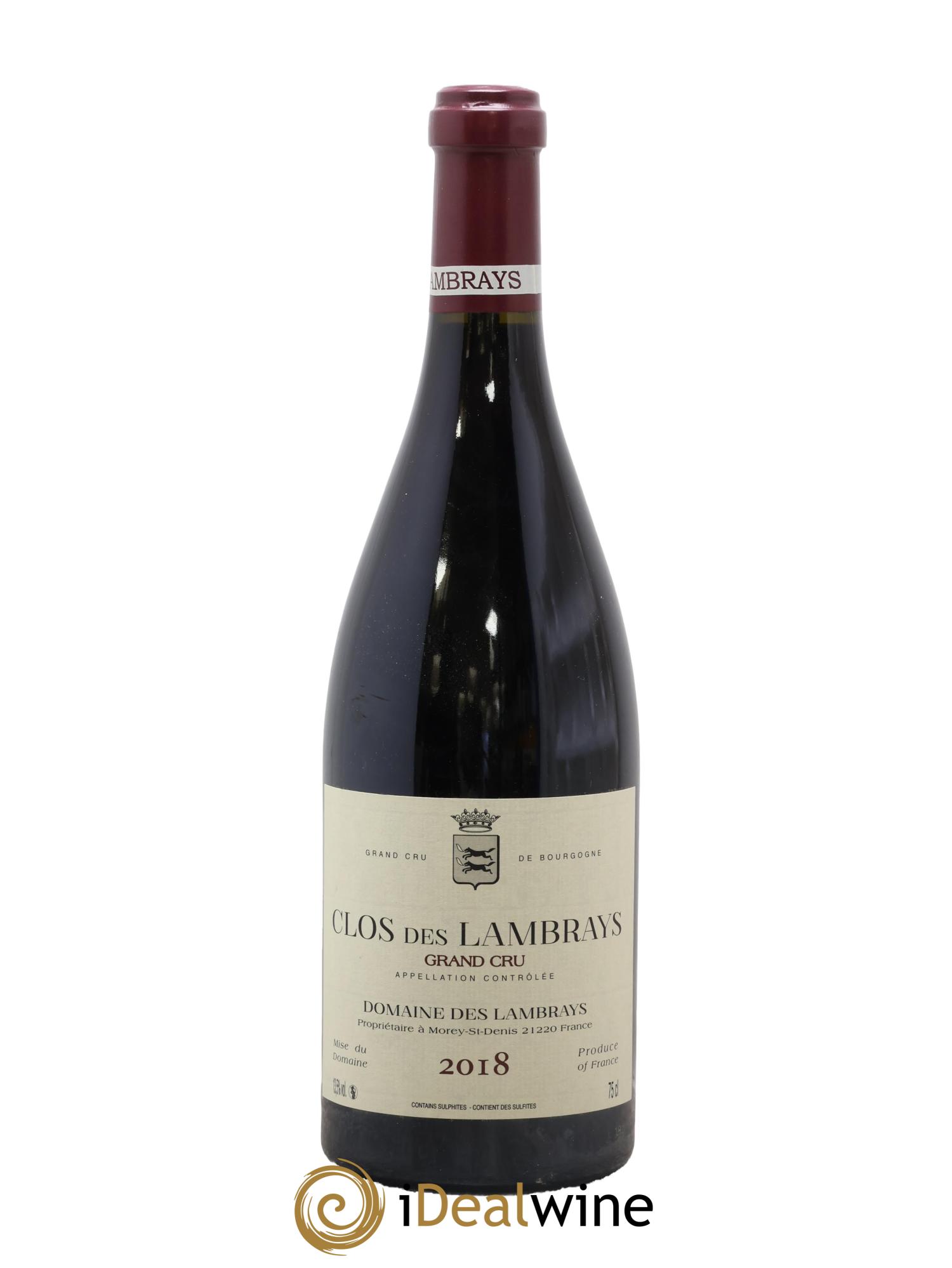 Clos des Lambrays Grand Cru Domaine des Lambrays 2018 - Lot de 1 bouteille - 0