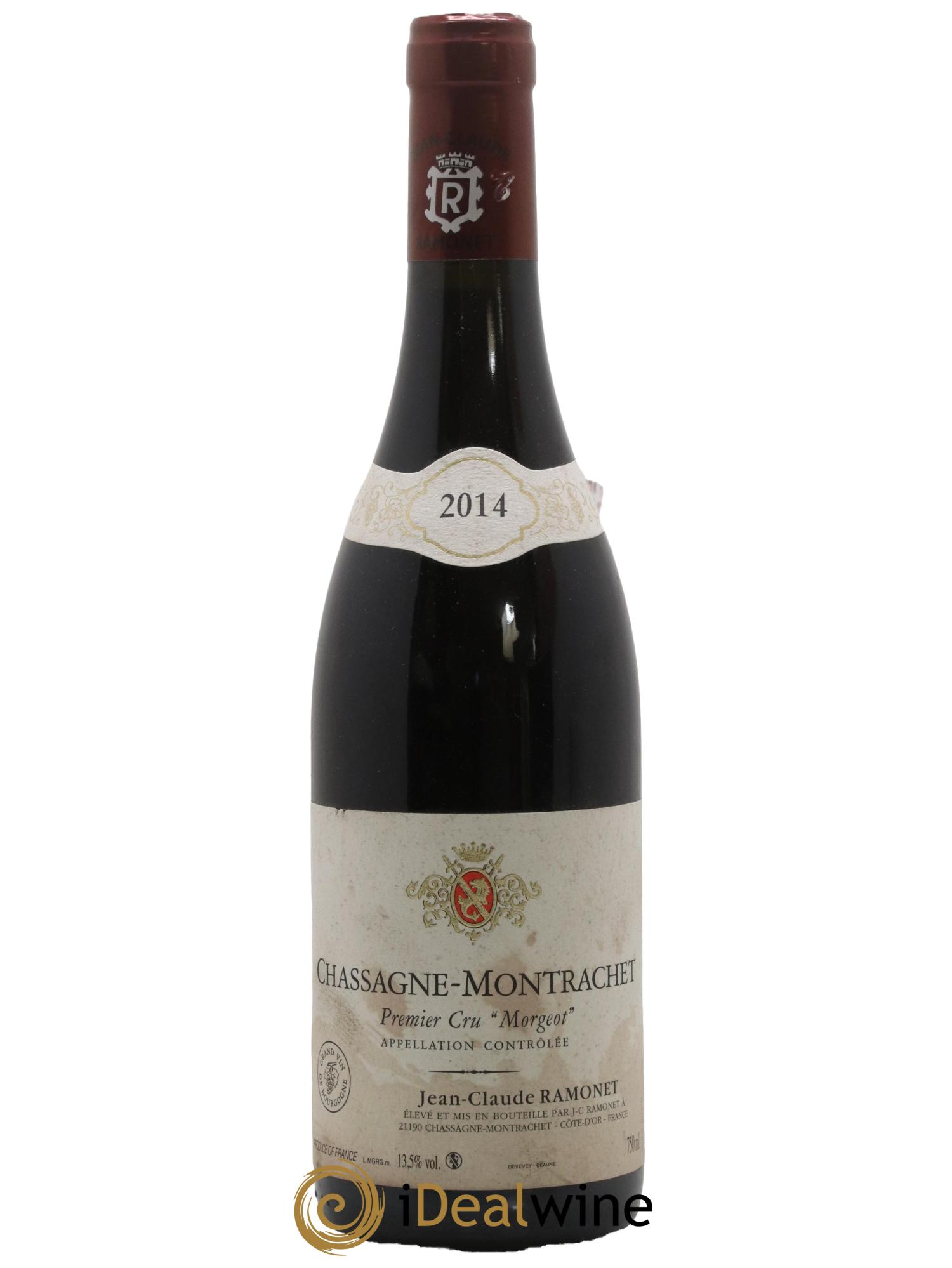 Chassagne-Montrachet 1er Cru Morgeot Ramonet (Domaine)  2014 - Lot de 1 bouteille - 0