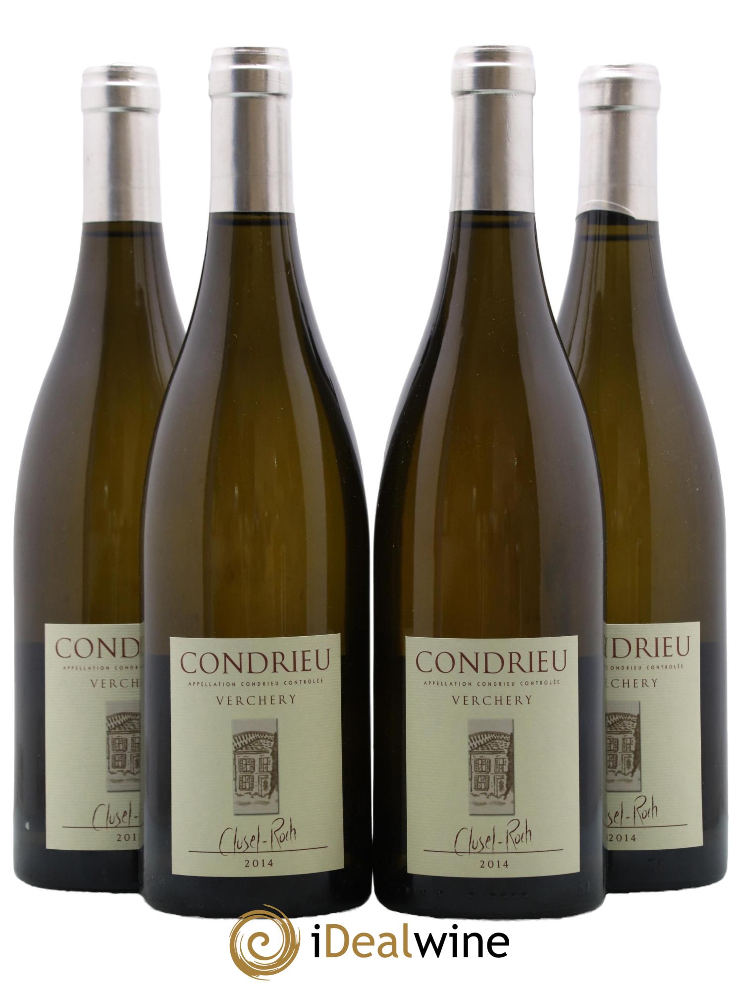 Condrieu Verchéry Clusel-Roch 2014 - Lot de 4 bouteilles - 0
