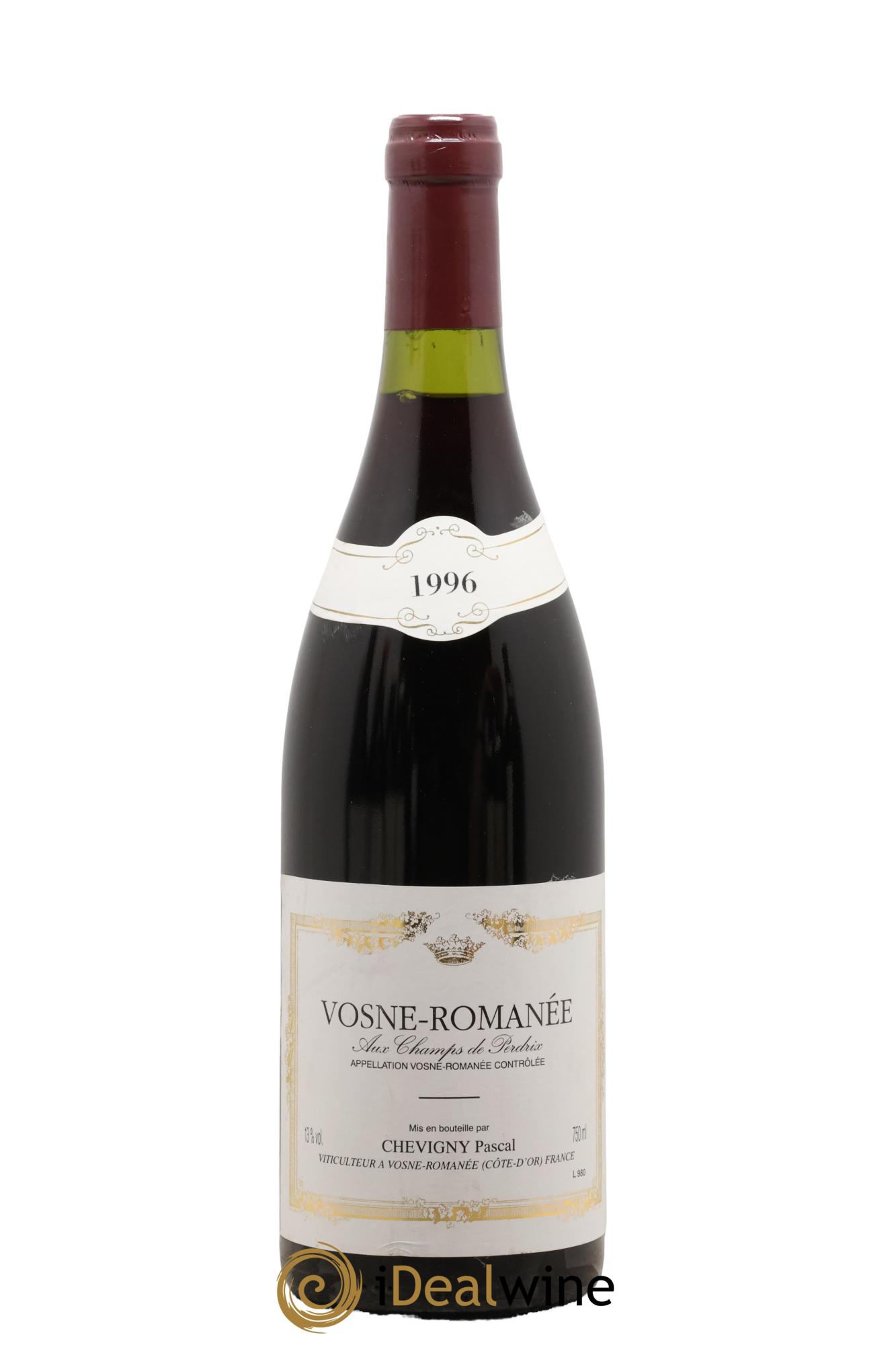 Vosne-Romanée Les Champs de Perdrix Pascal Chevigny 1996 - Lot de 1 bouteille - 0