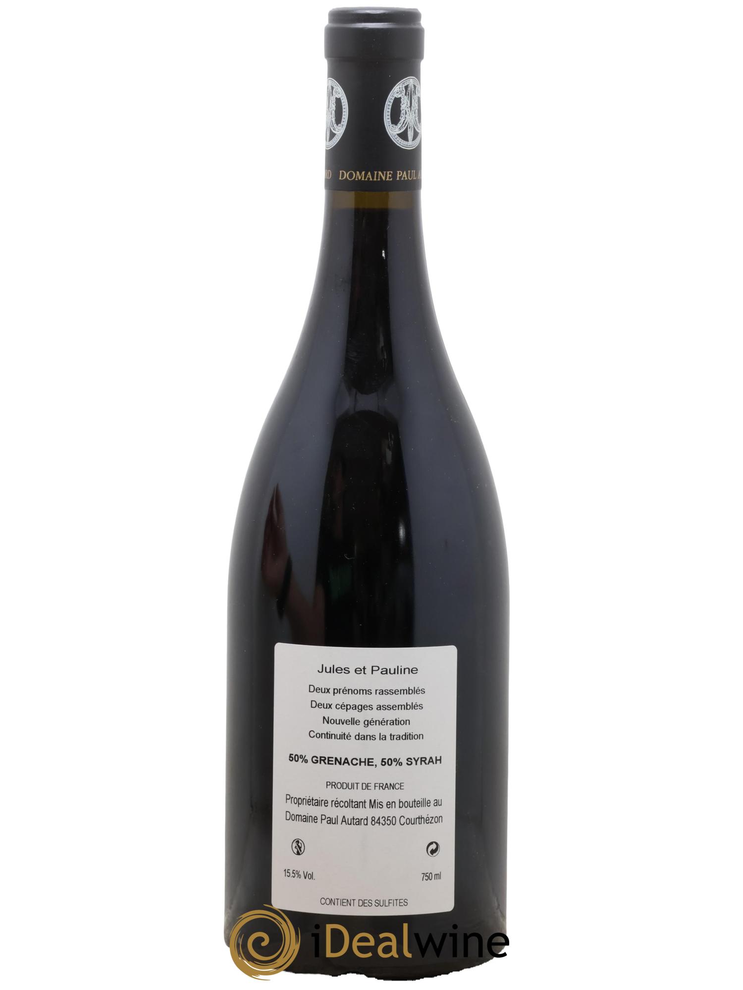 Châteauneuf-du-Pape Cuvée Juline Paul Autard 2018 - Lot de 1 bouteille - 1