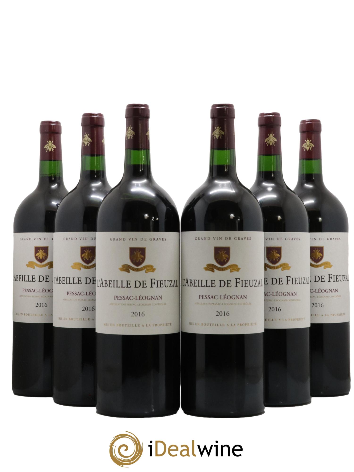 Abeille de Fieuzal 2016 - Posten von 6 Magnum - 0