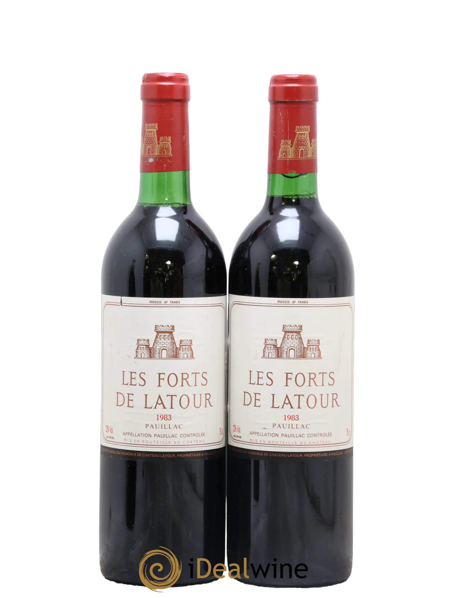 Les Forts de Latour Second Vin 1983 - Lot de 2 bouteilles - 0