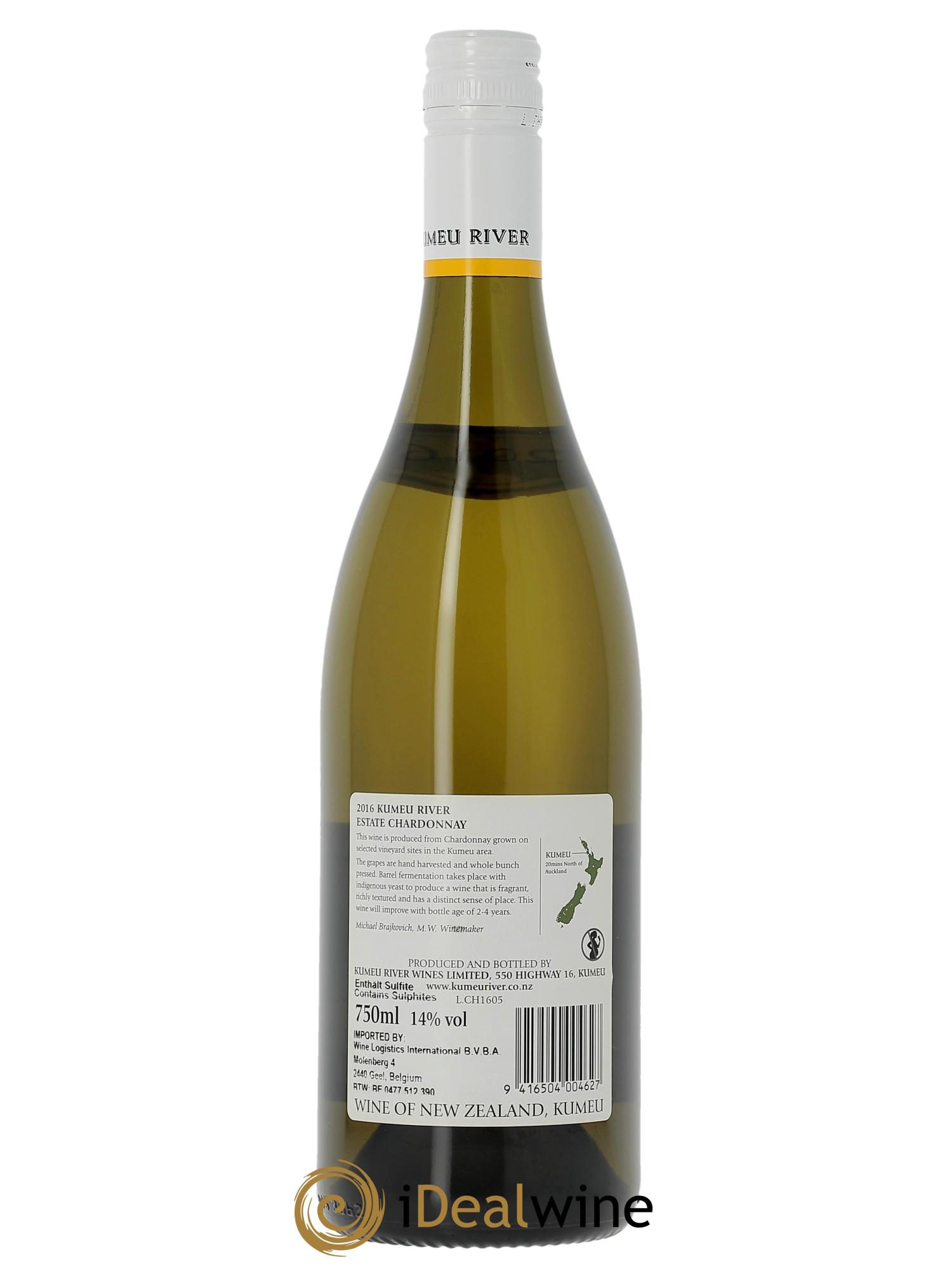 Nouvelle Zélande Kumeu River Estate Chardonnay  2016 - Lotto di 1 bottiglia - 1