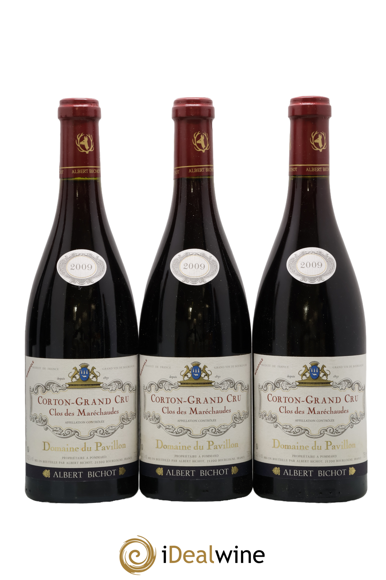 Corton Grand Cru Clos des Maréchaudes Domaine du Pavillon - Albert Bichot 2009 - Lot de 6 bouteilles - 1