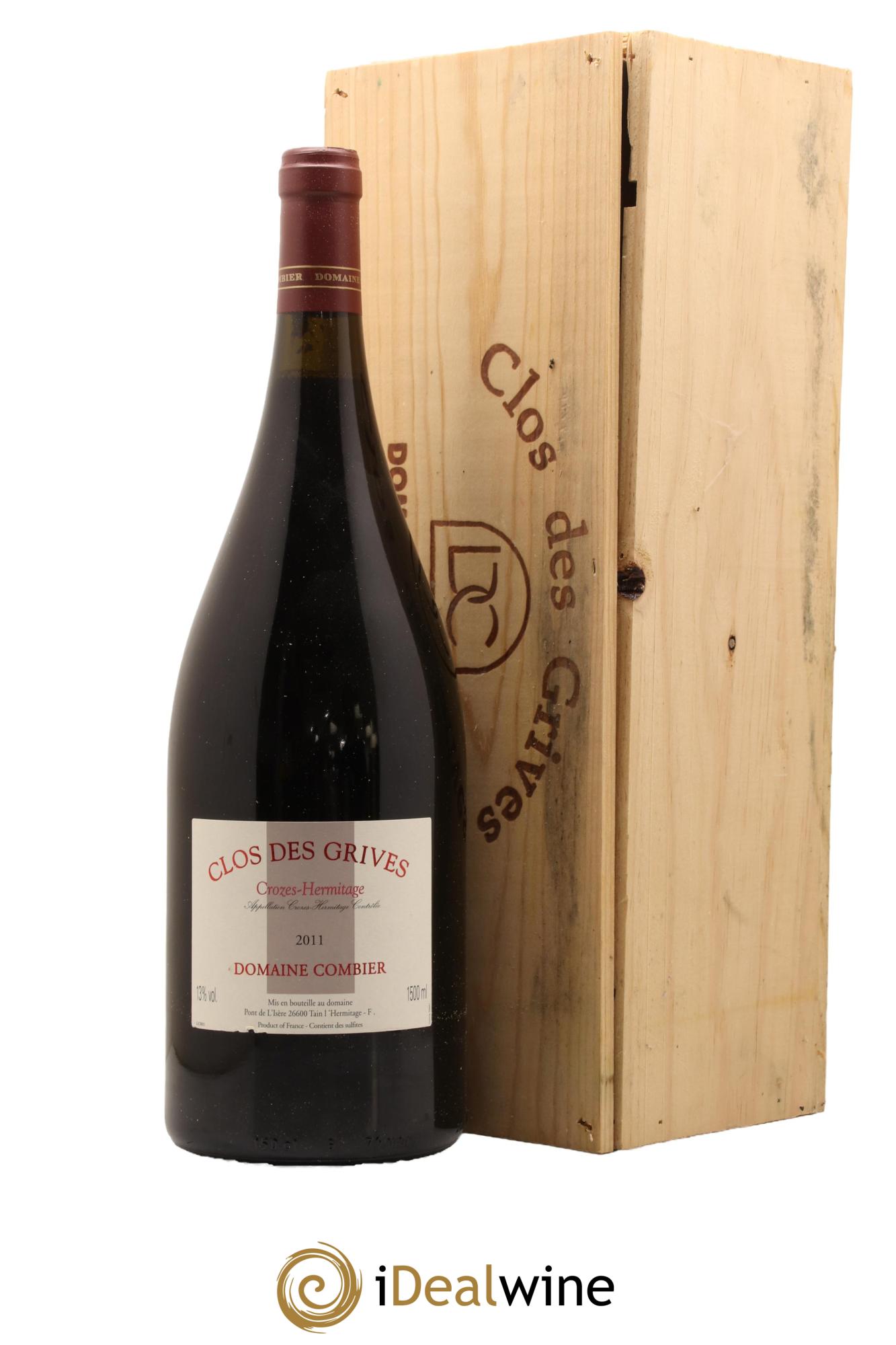 Crozes-Hermitage Clos des Grives Laurent Combier 2011 - Lot de 1 magnum - 0