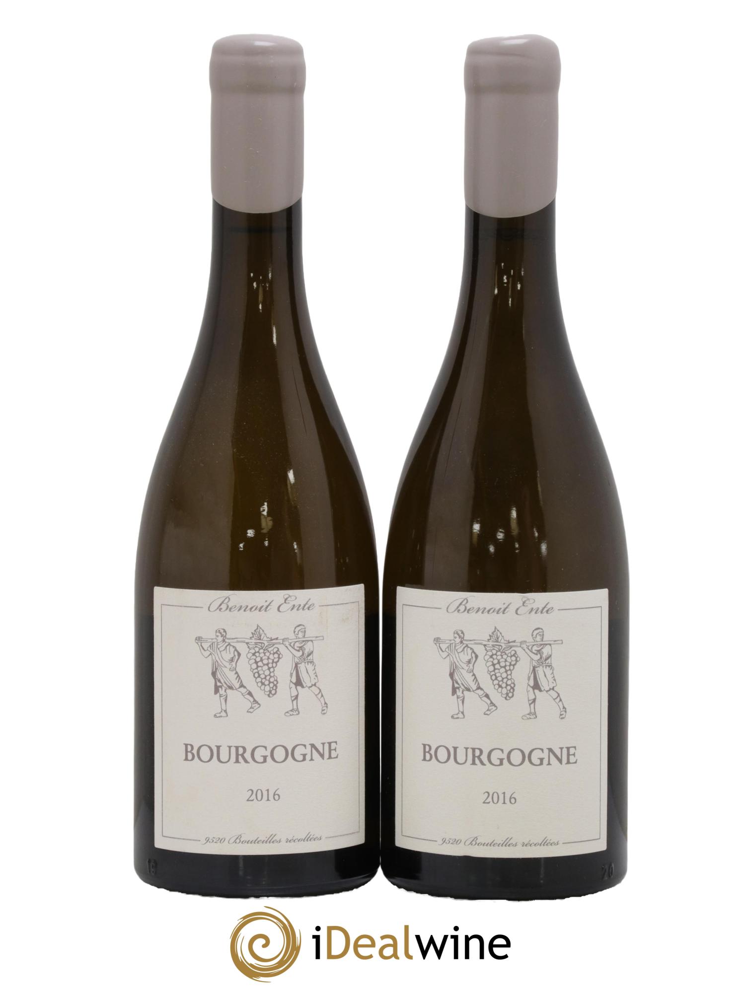 Bourgogne Chardonnay Benoit Ente 2016 - Lot de 2 bouteilles - 0