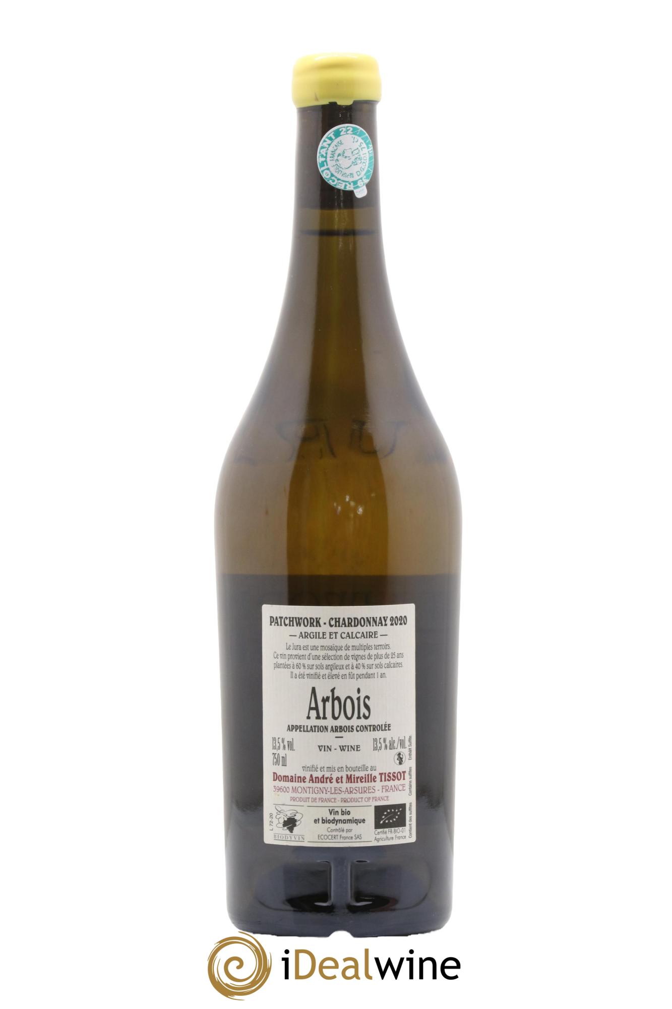 Arbois Patchwork Bénédicte et Stéphane Tissot 2020 - Lot of 1 bottle - 1