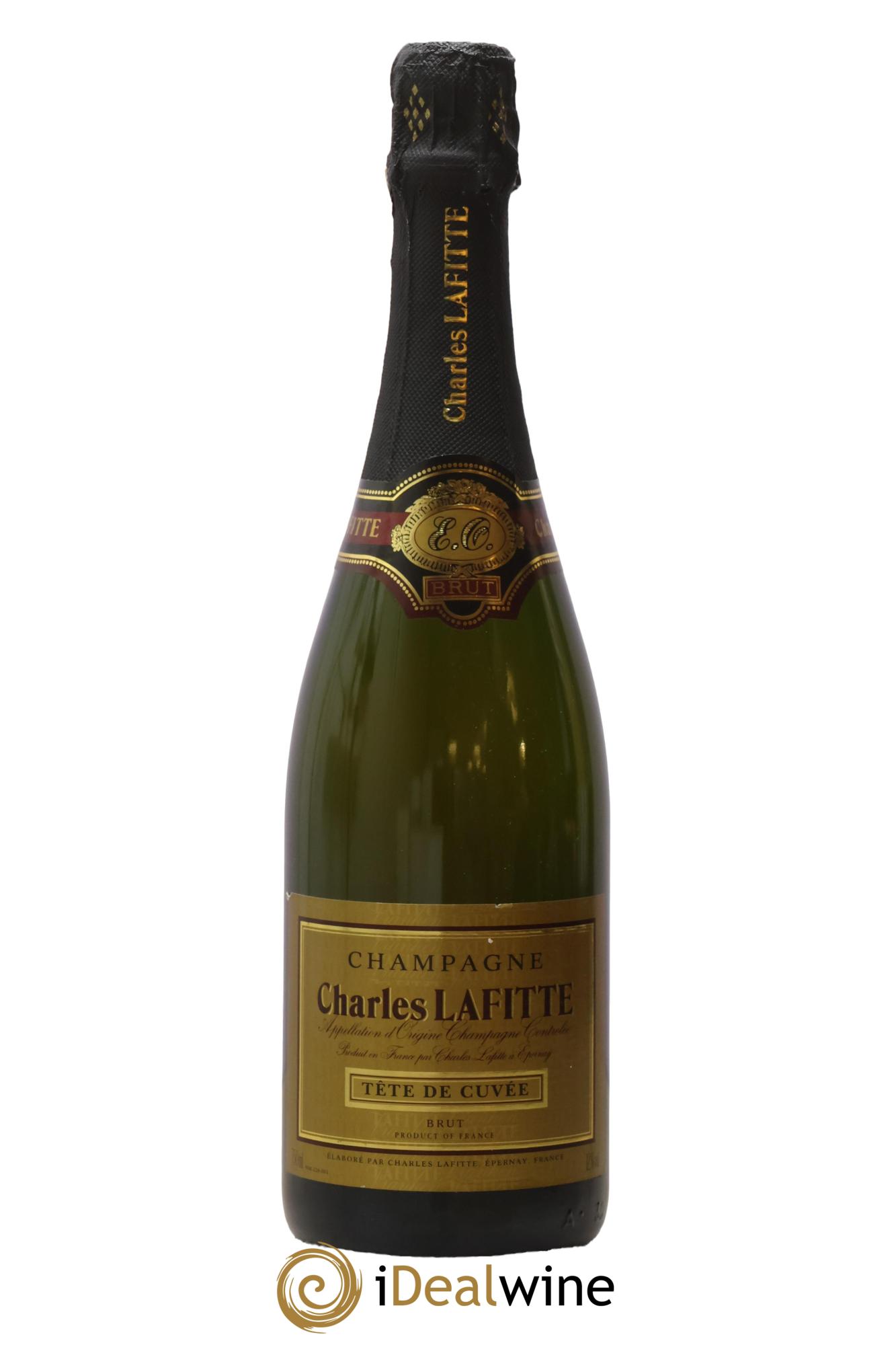 Champagne Brut Tête de Cuvée Charles Lafitte - Lot de 1 bouteille - 0