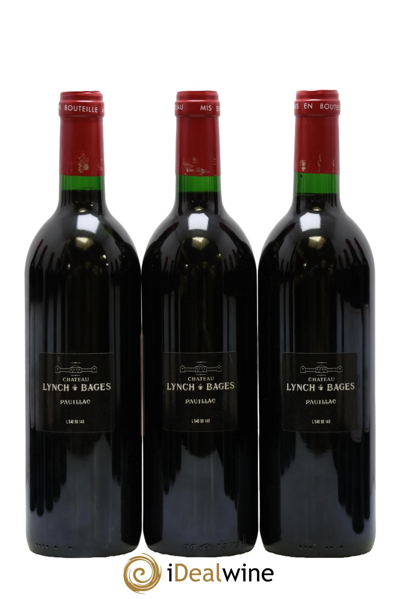 Château Lynch Bages 5ème Grand Cru Classé 1990 - Lot of 12 bottles - 2
