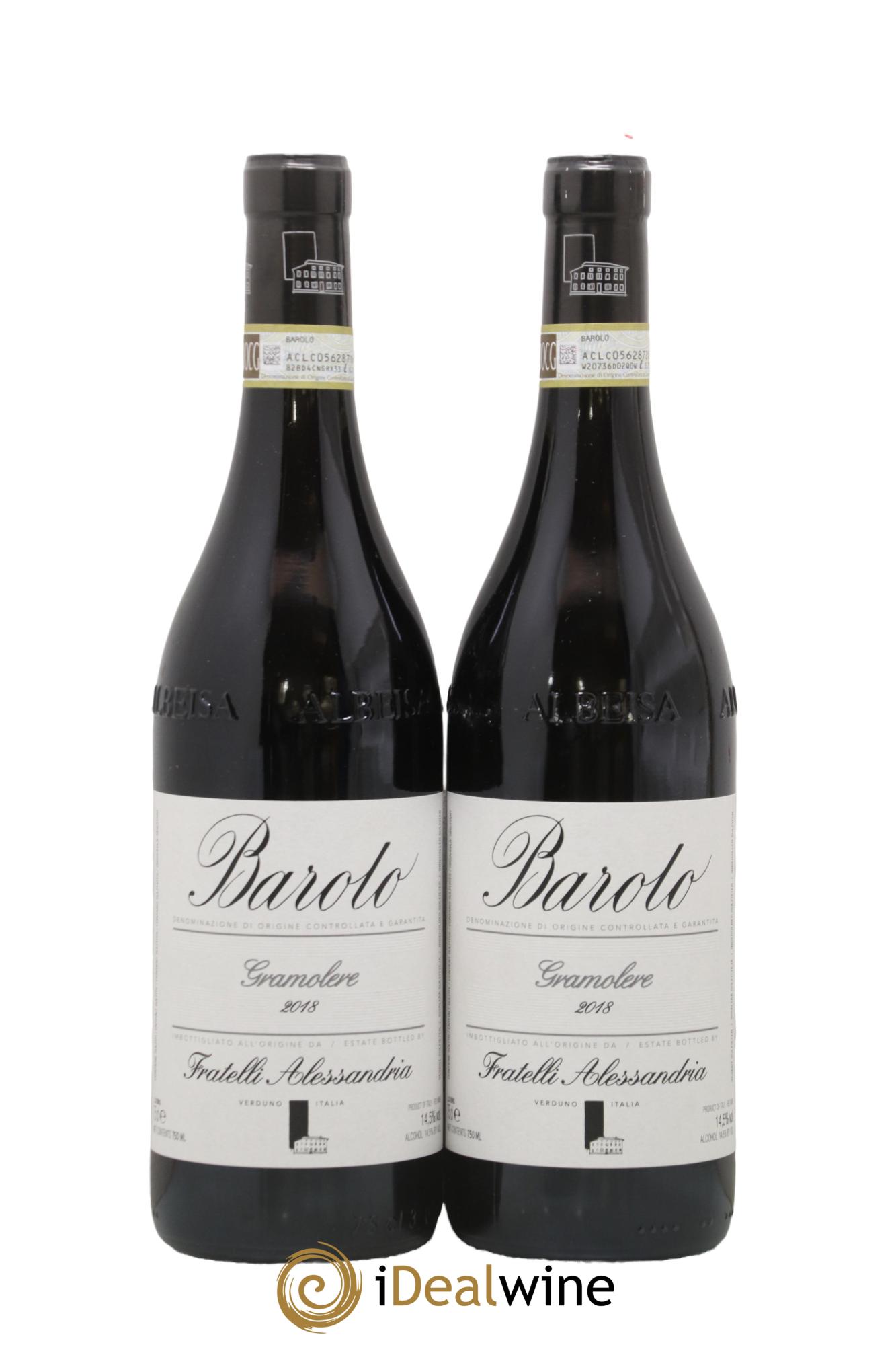 Barolo DOCG Gramolere Fratelli Alessandria 2018 - Lotto di 2 bottiglie - 0