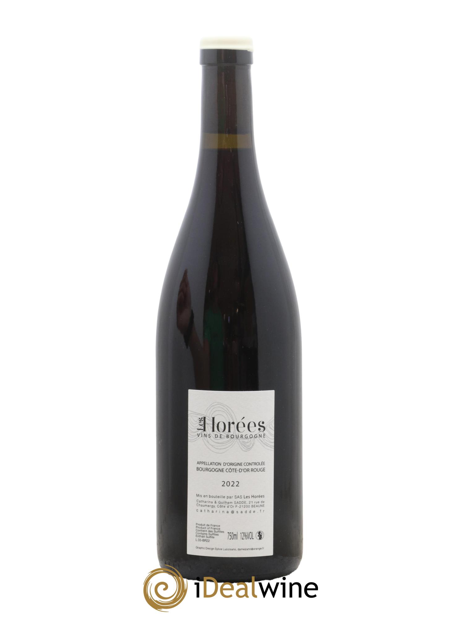 Bourgogne Le Vieux Sage Les Horées 2022 - Lot de 1 bouteille - 1