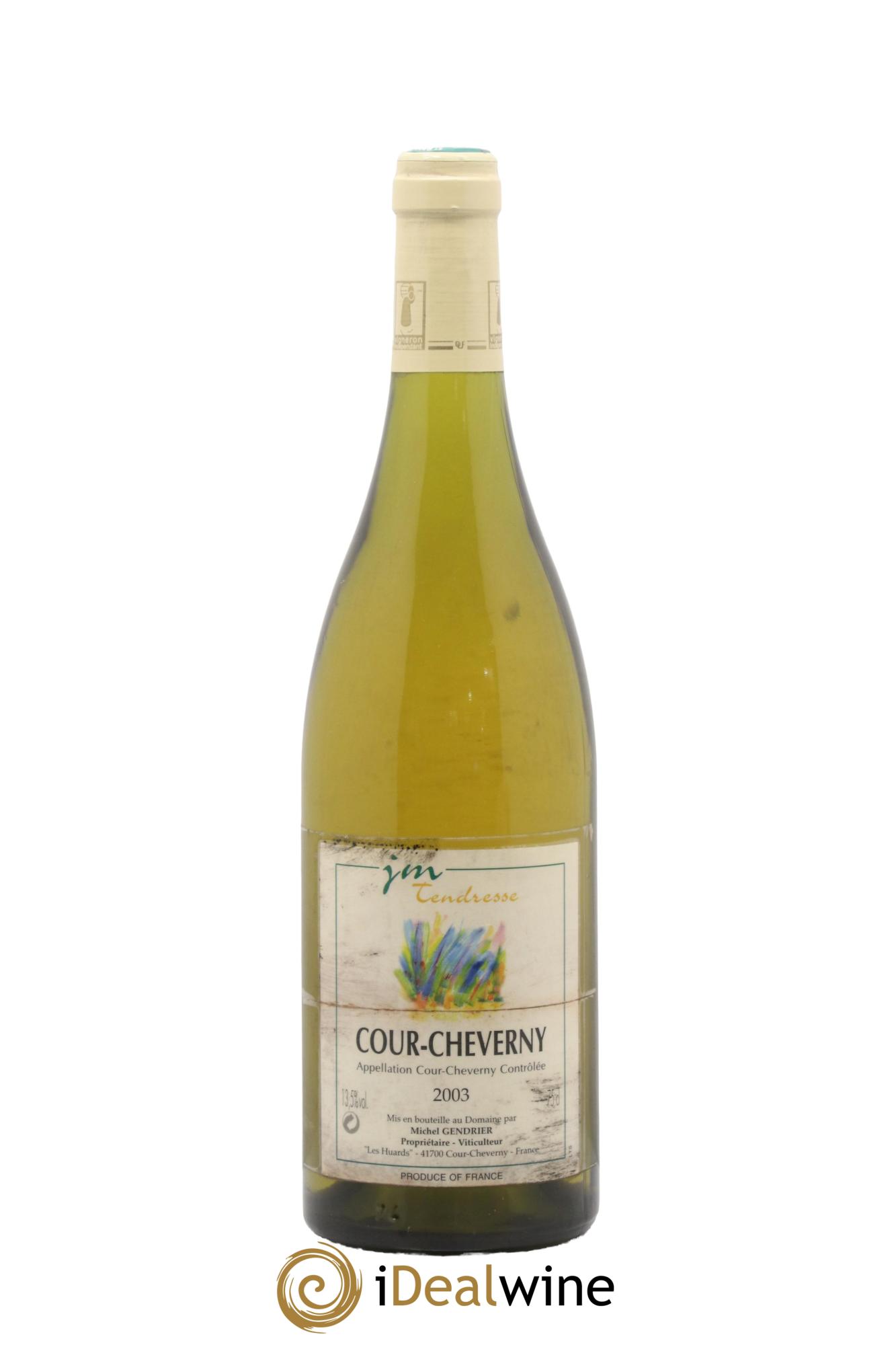Cour-Cheverny Cuvée Tendresse Michel Gendrier 2003 - Lot de 1 bouteille - 0